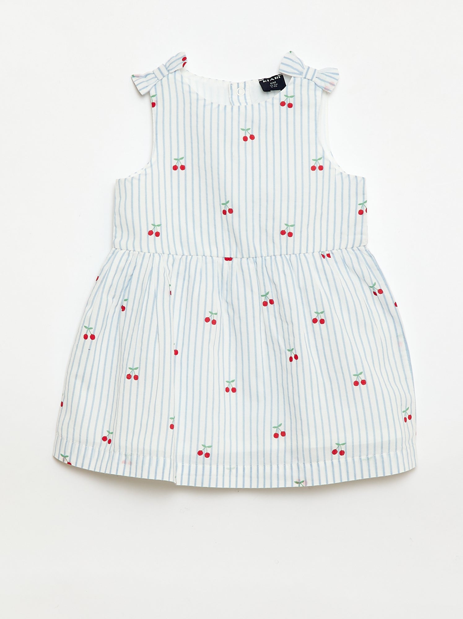 Robe coupe évasée sans manches - Blanc (EUA19_4)