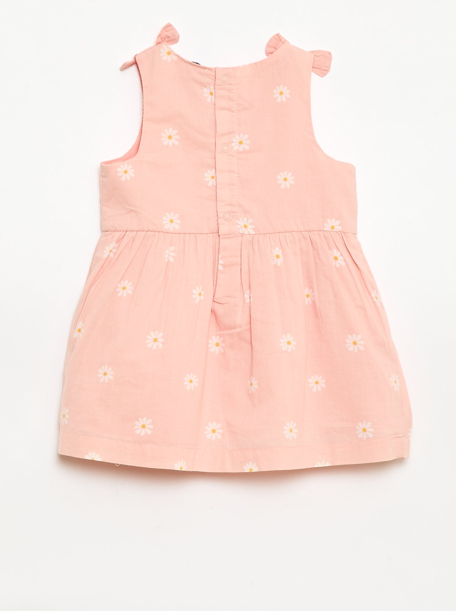Robe coupe évasée sans manches - Rose (EUA19_5)