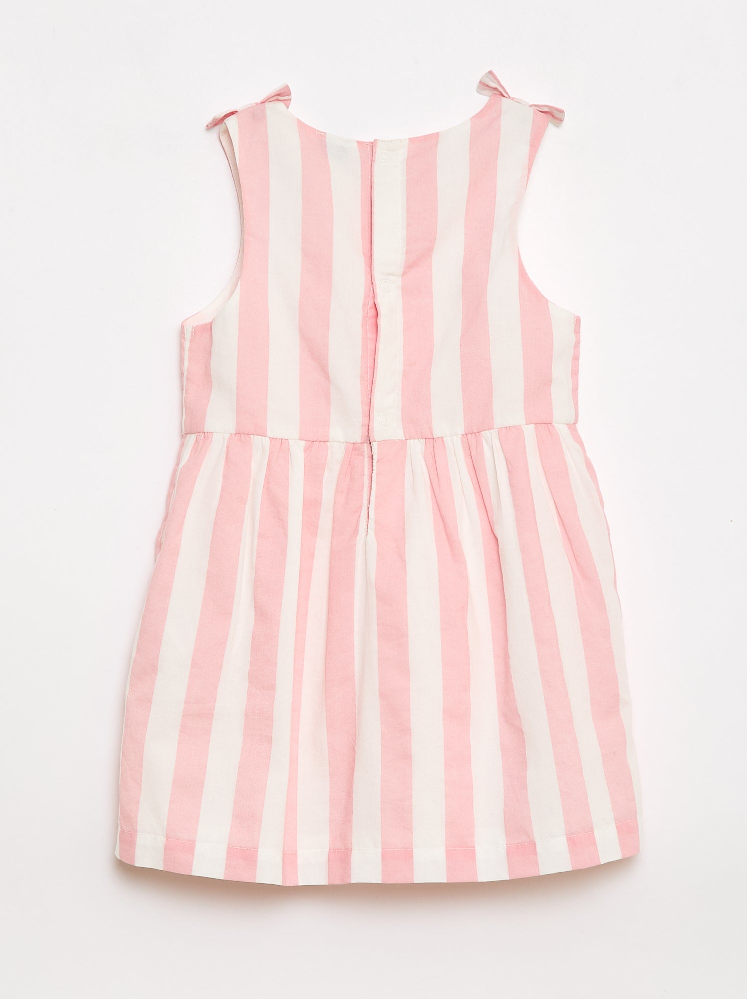 Robe coupe évasée sans manches - Rose (EUA19_8)