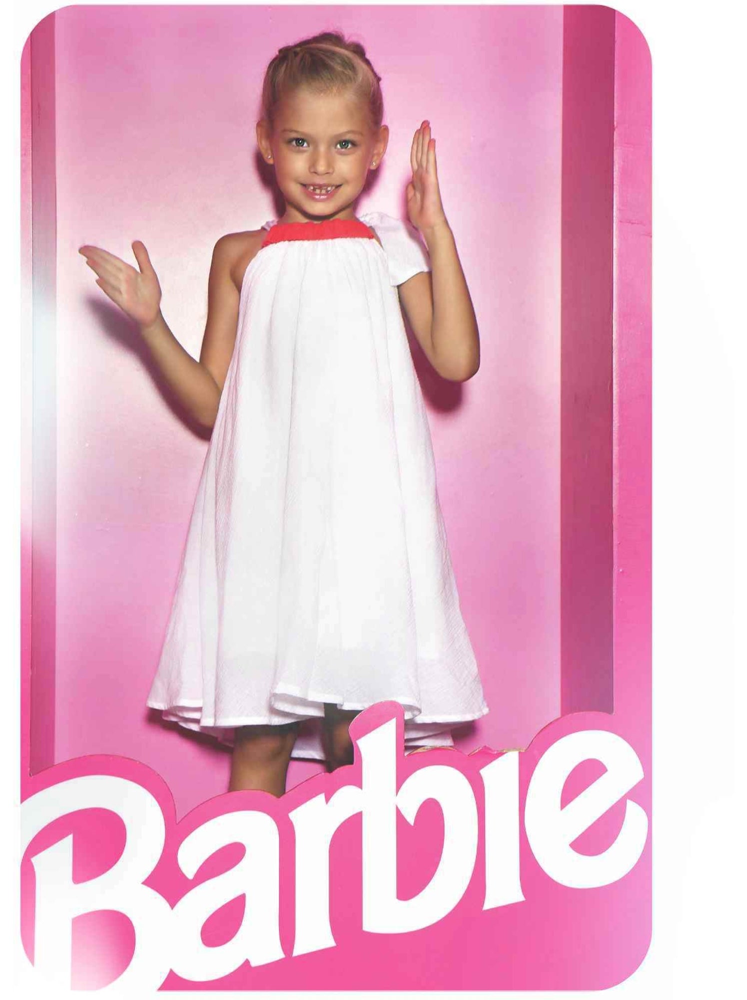 Robe de Cérémonie  Ample  à Col   ALIZEE - La Faute à Voltaire - Blanc