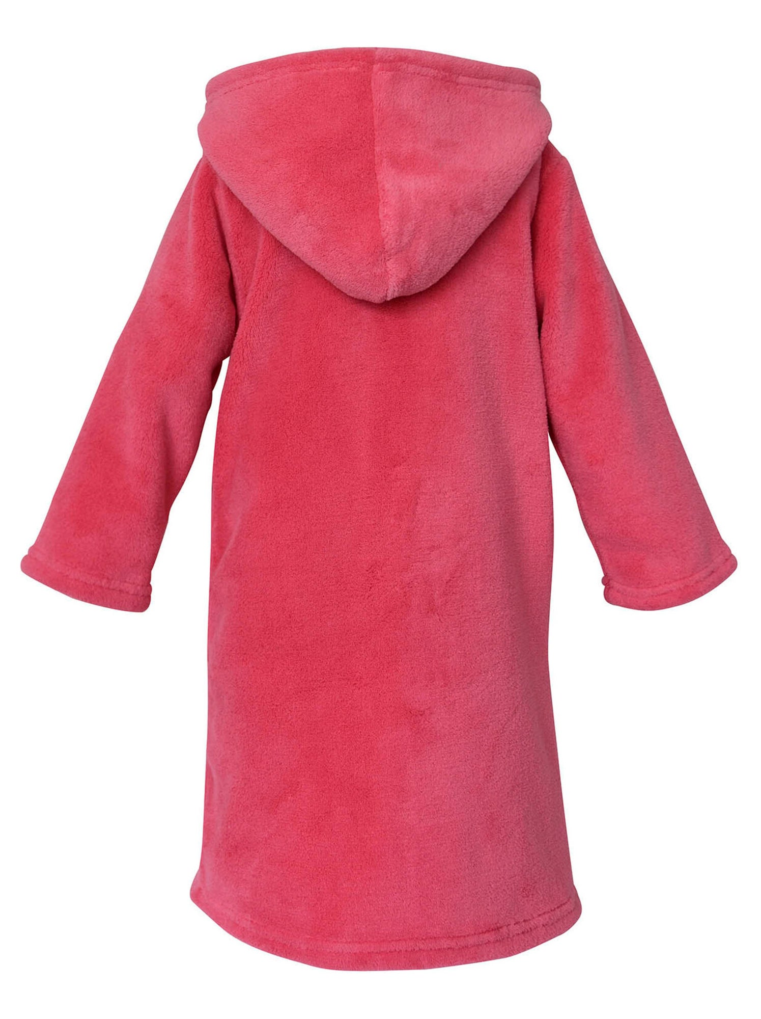 Robe de chambre fille longue rose - Rose