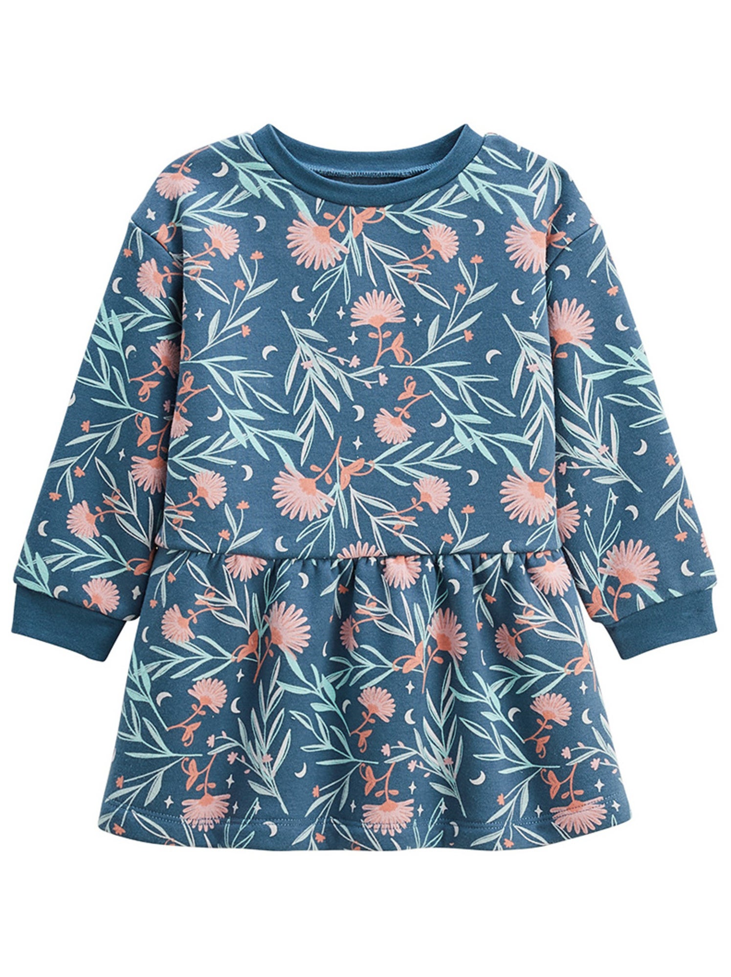 Robe enfant en molleton dina - Bleu