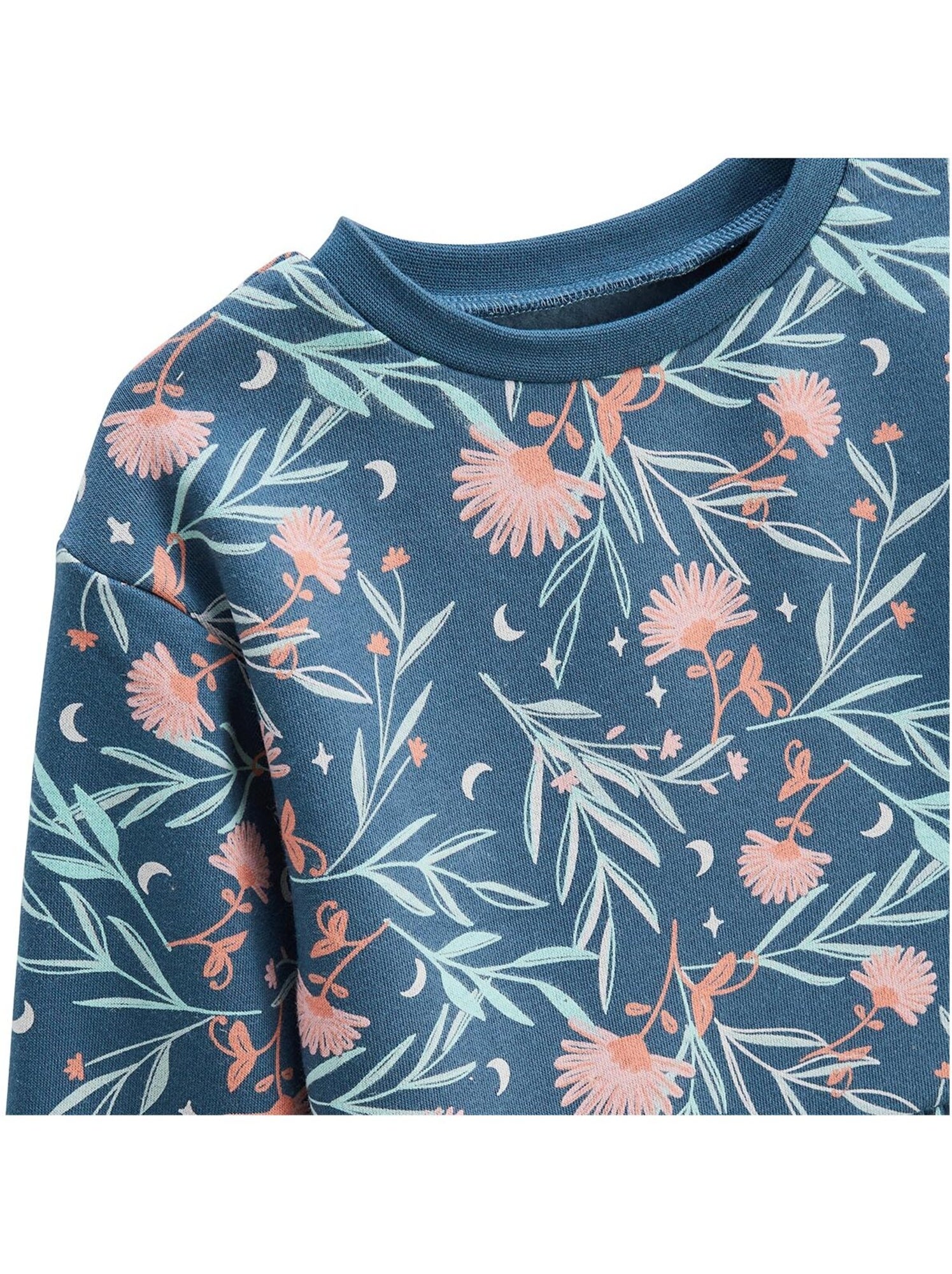 Robe enfant en molleton dina - Bleu