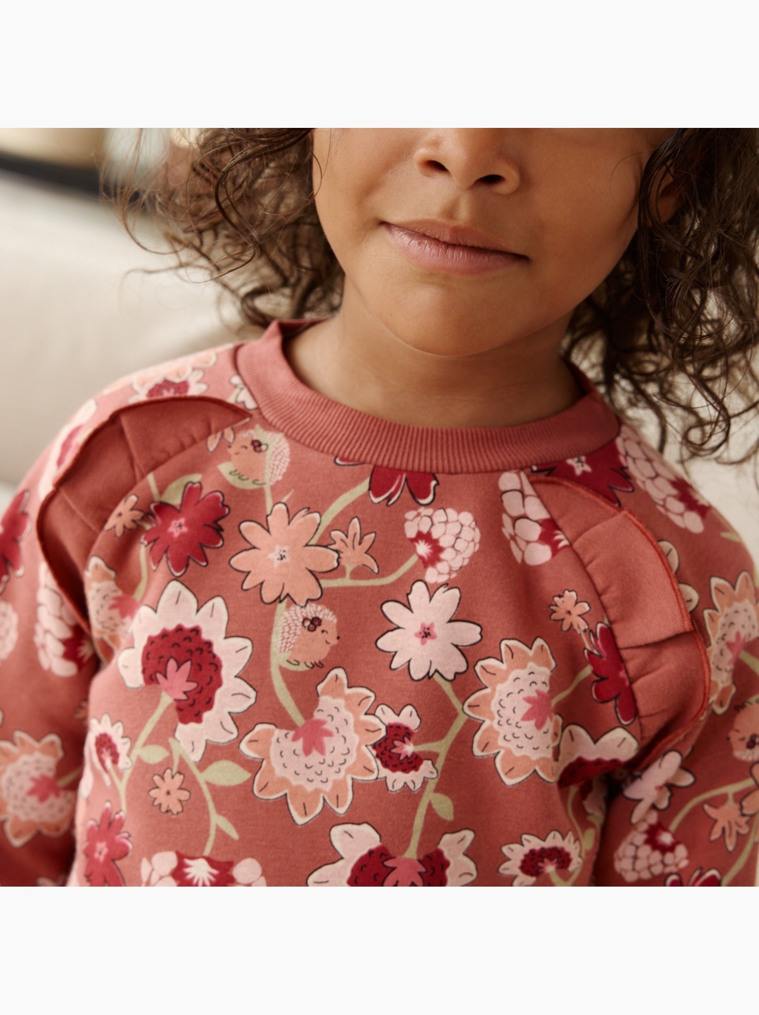 Robe enfant en molleton harmony - Rose