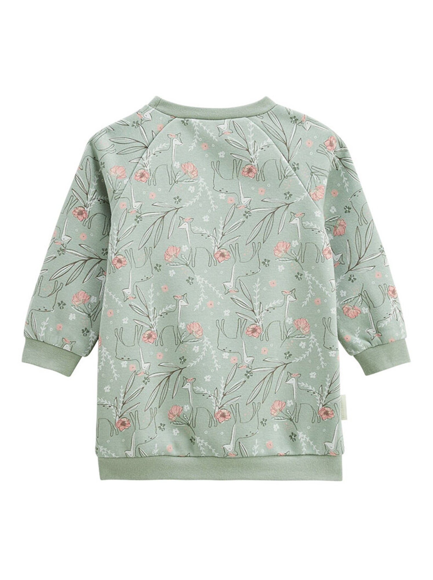 Robe enfant en molleton lison - Vert
