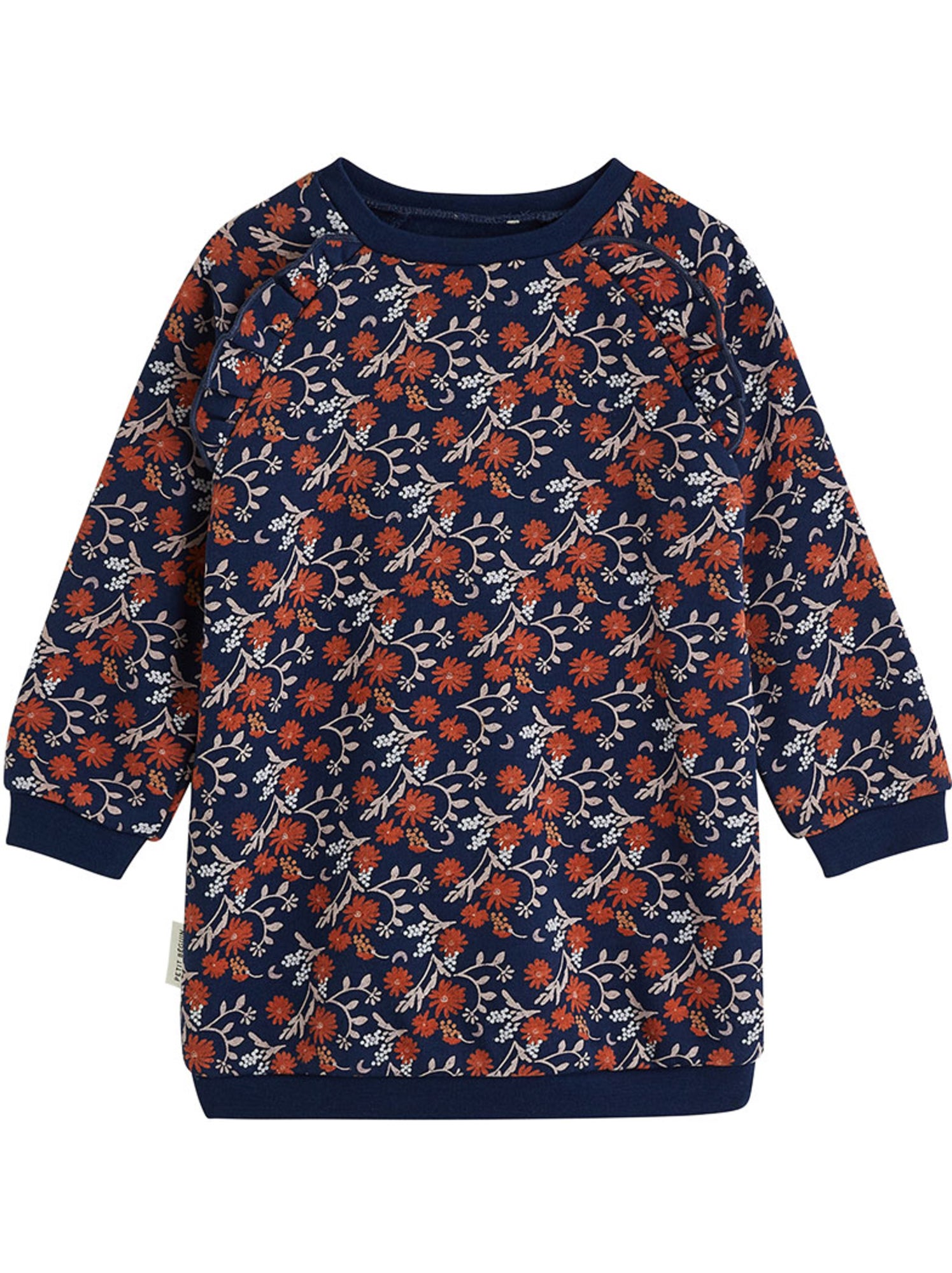Robe enfant en molleton ollie - Bleu