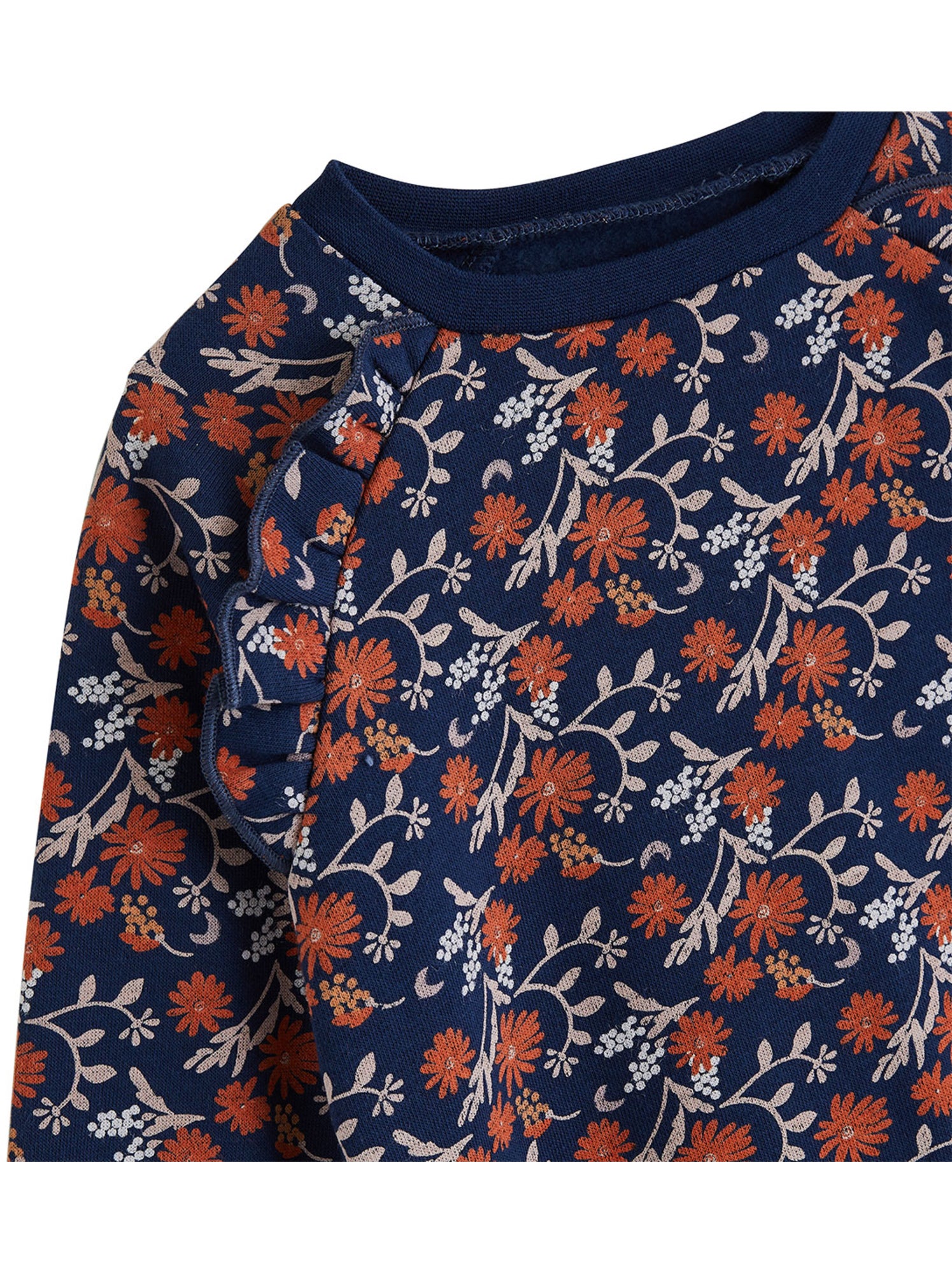Robe enfant en molleton ollie - Bleu