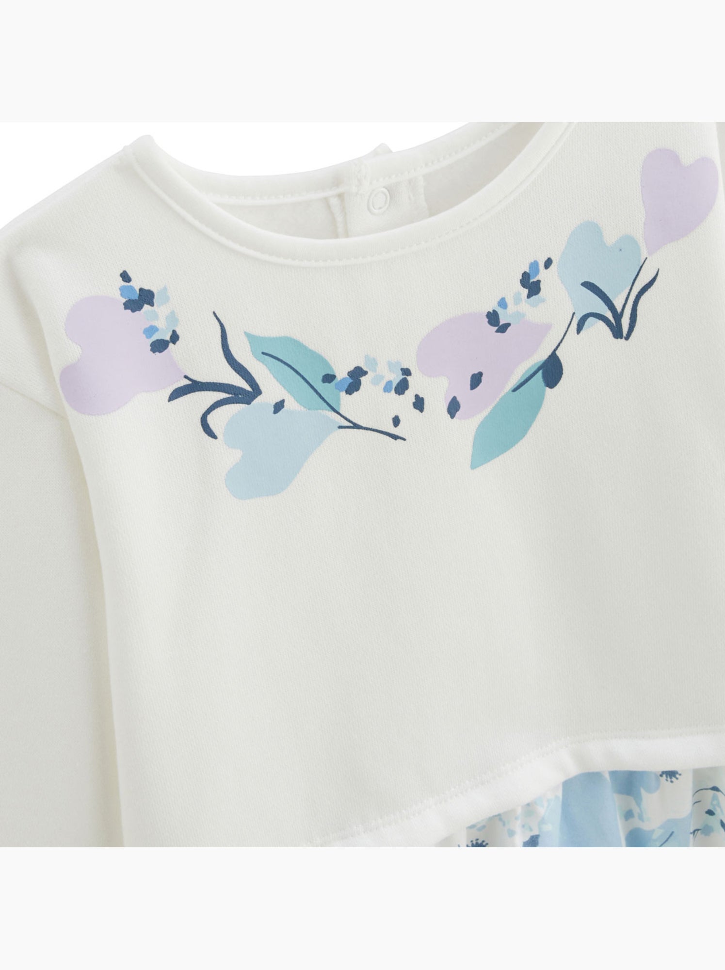 Robe enfant en molleton polarmoon - Bleu