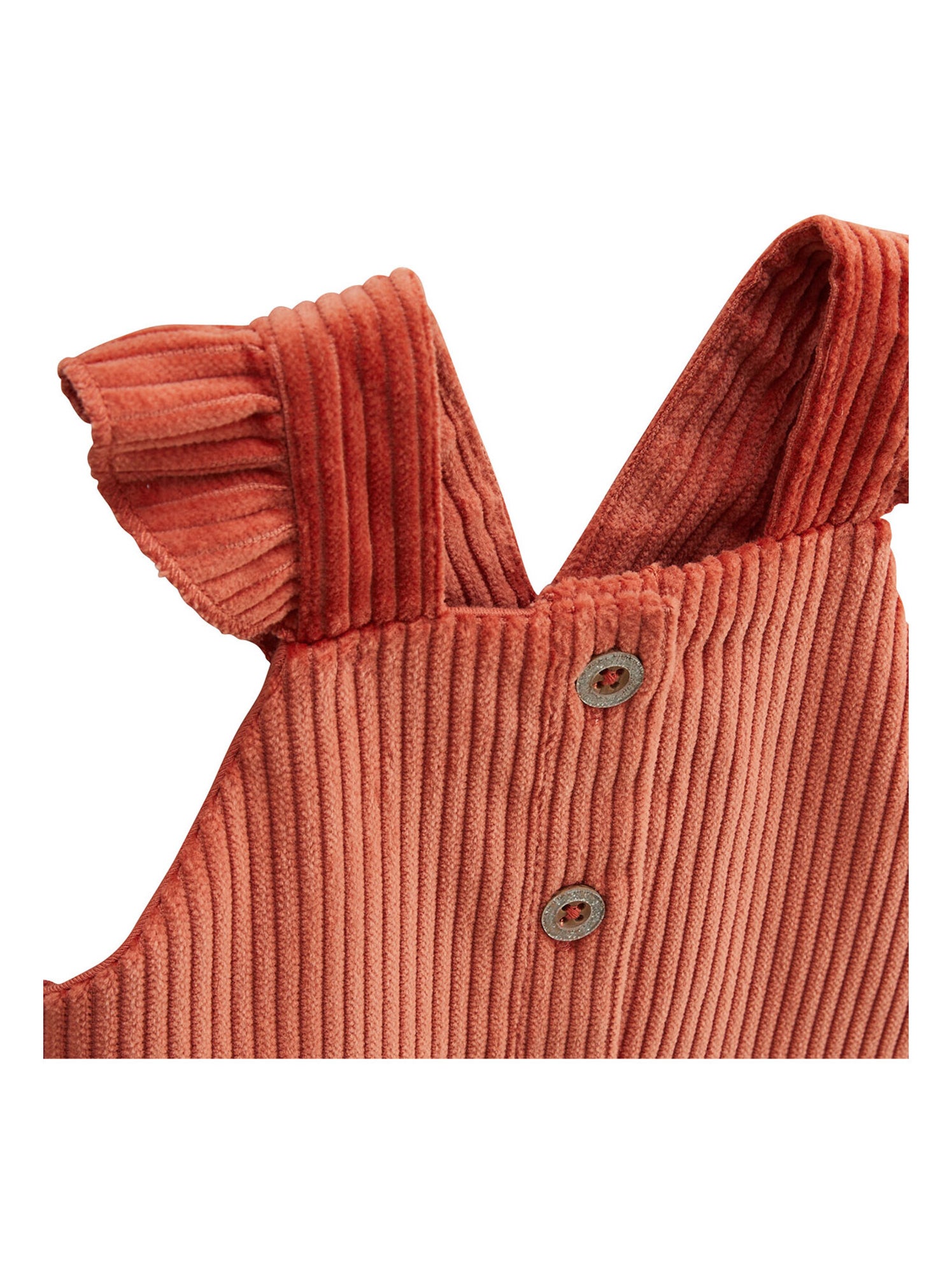 Robe enfant en velours côtelé manouk - Orange