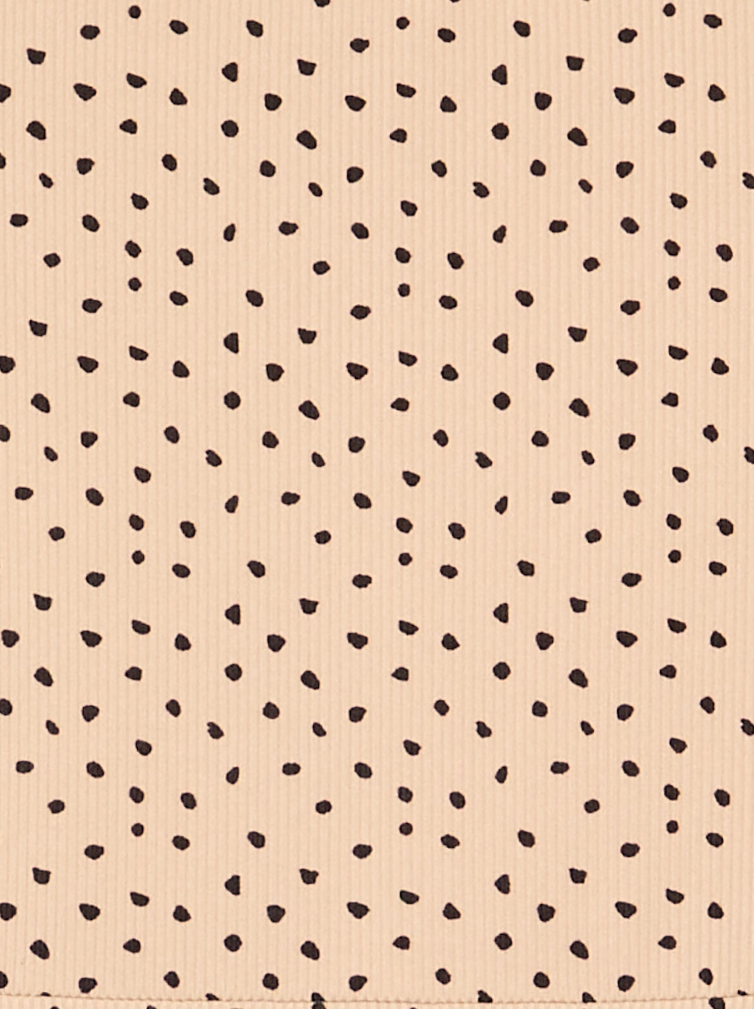 Robe imprimée à manches longues - Beige