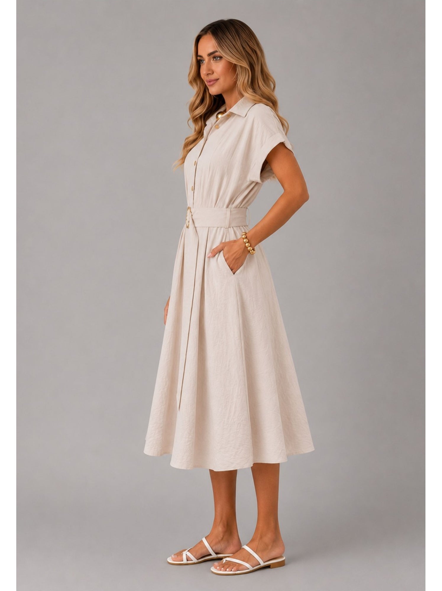 Robe kebello - Beige