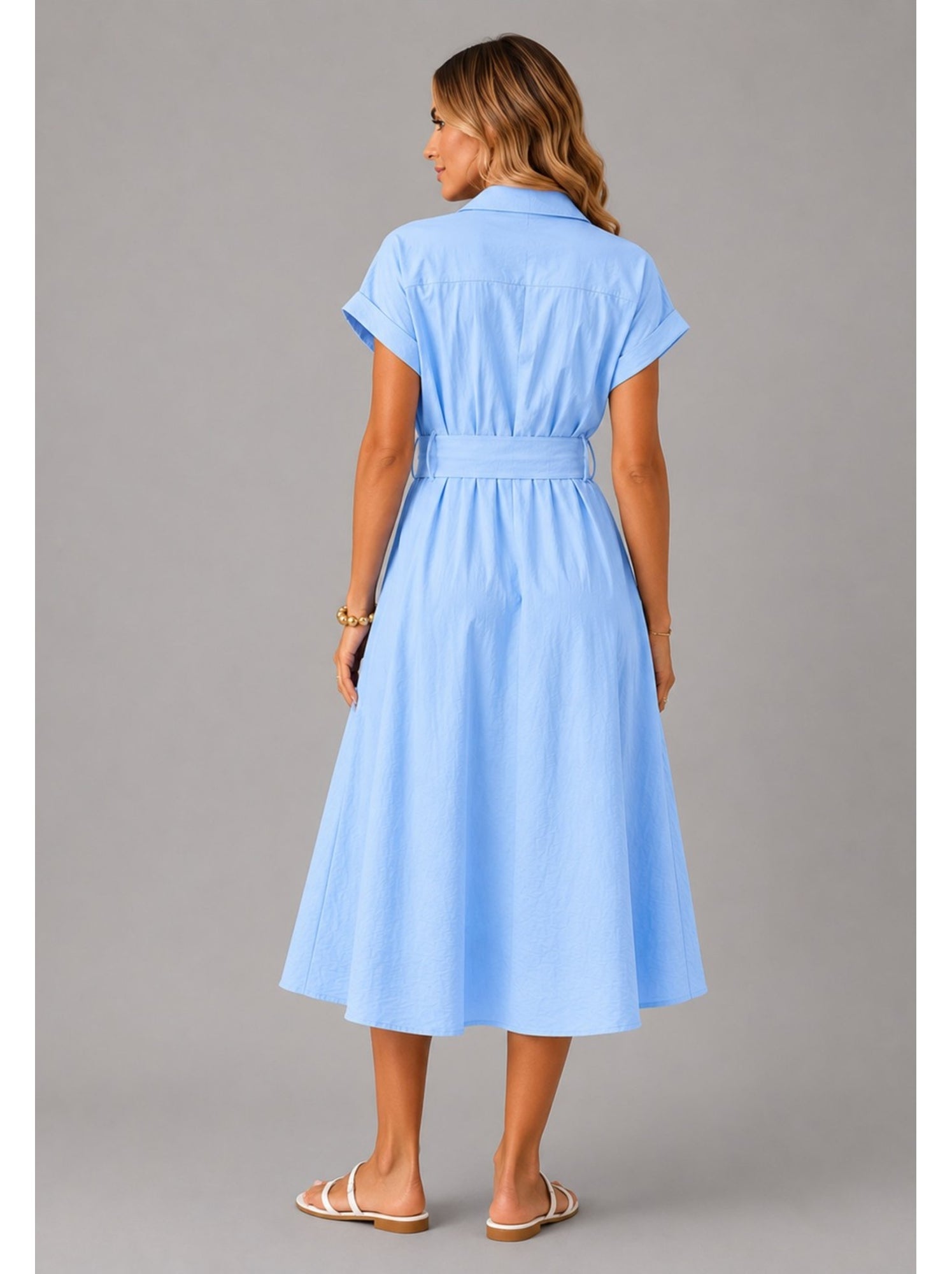 Robe kebello - Bleu ciel