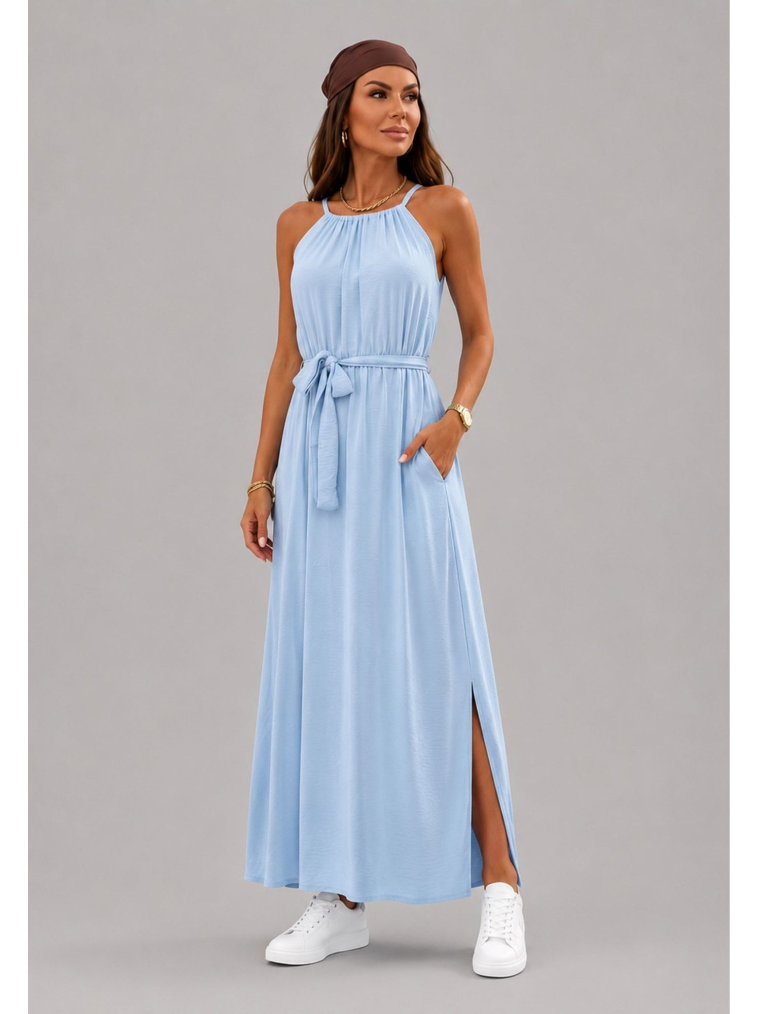 Robe kebello - Bleu ciel