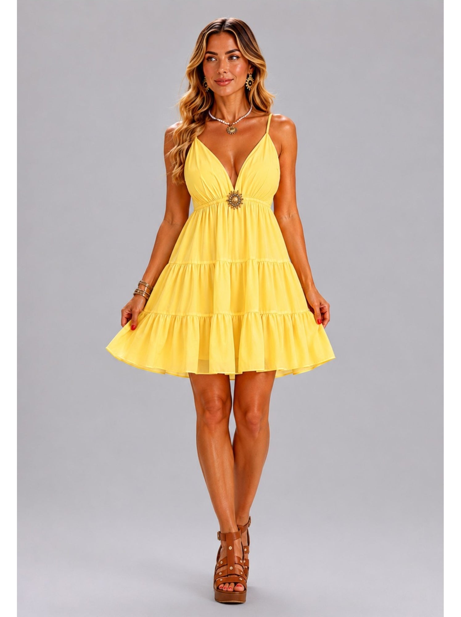Robe kebello - Jaune