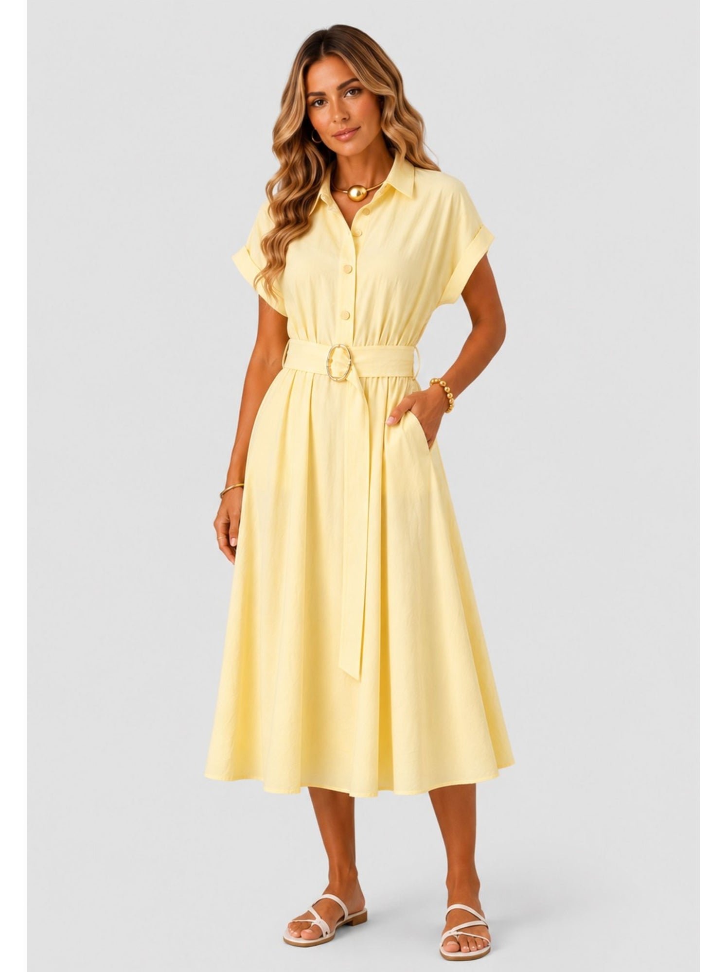 Robe kebello - Jaune