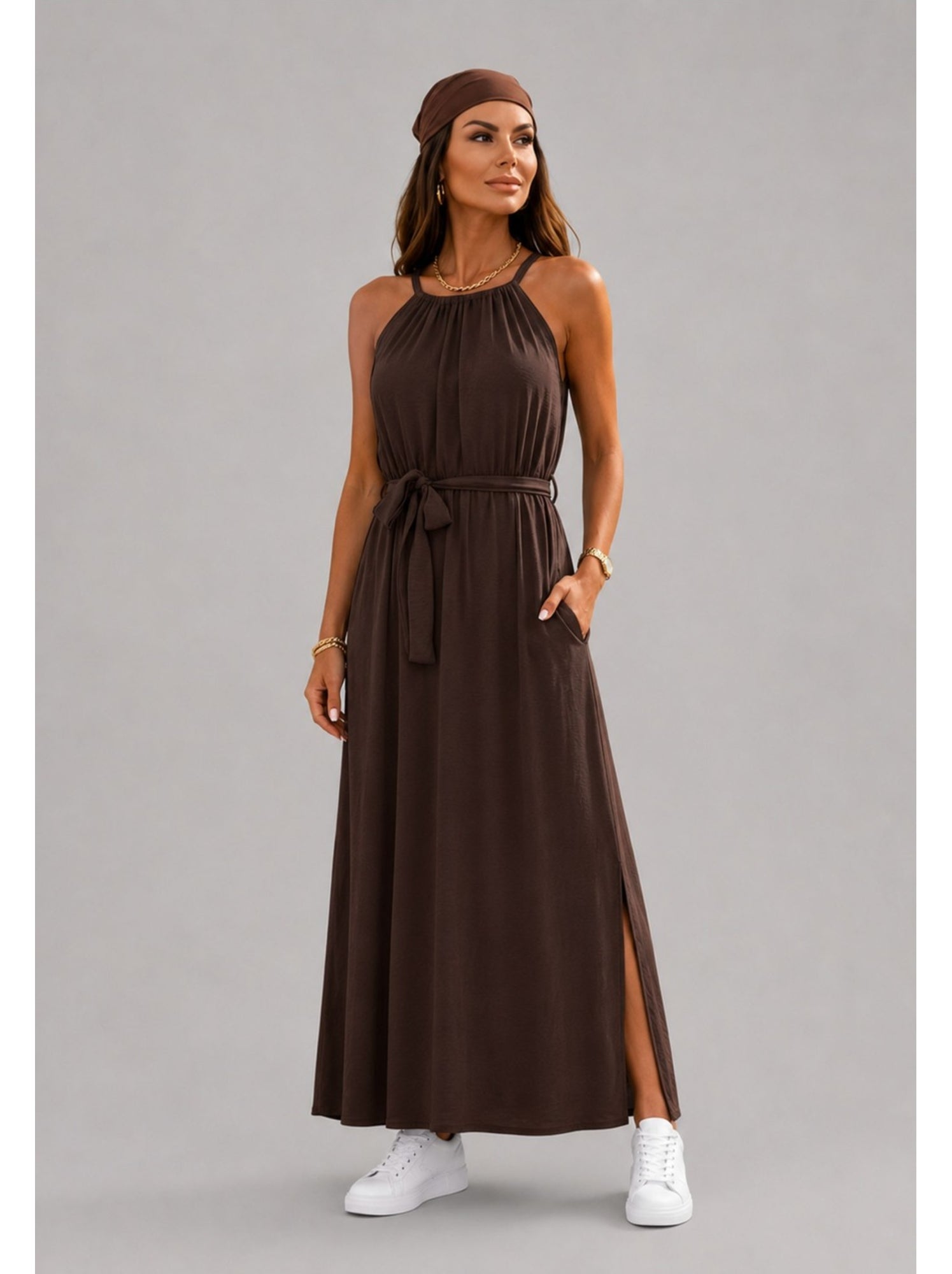 Robe kebello - Marron