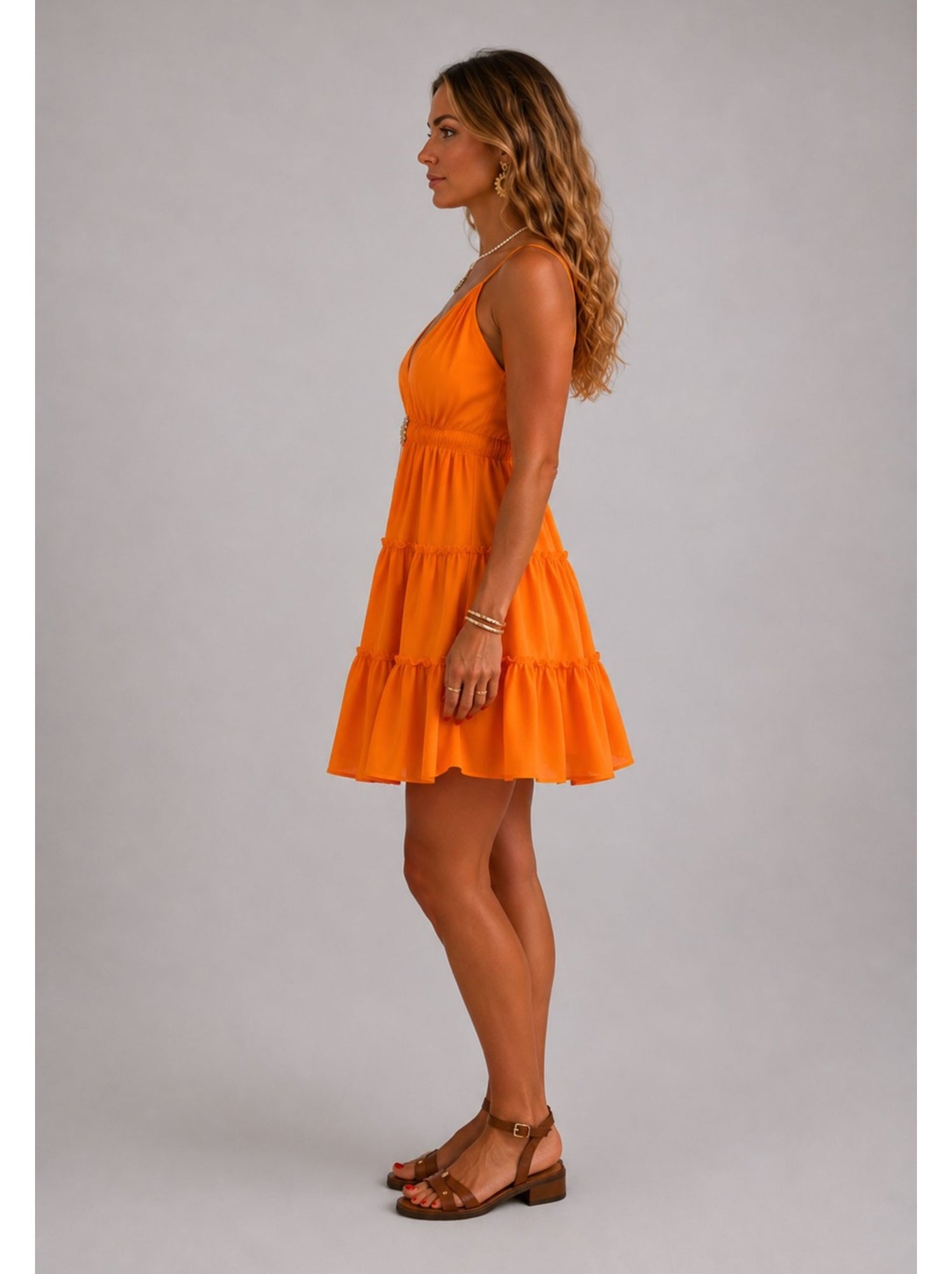 Robe kebello - Orange