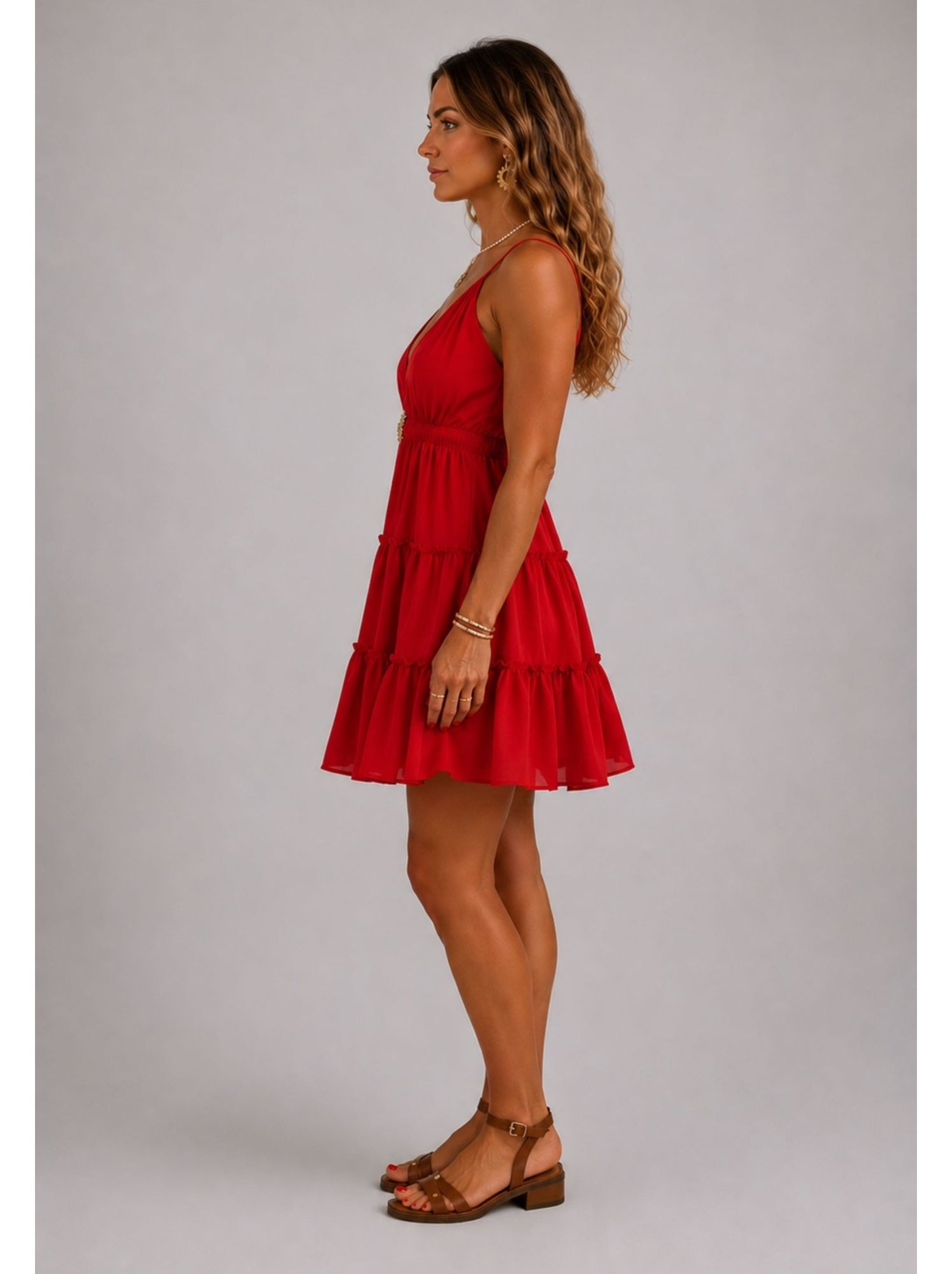 Robe kebello - Rouge
