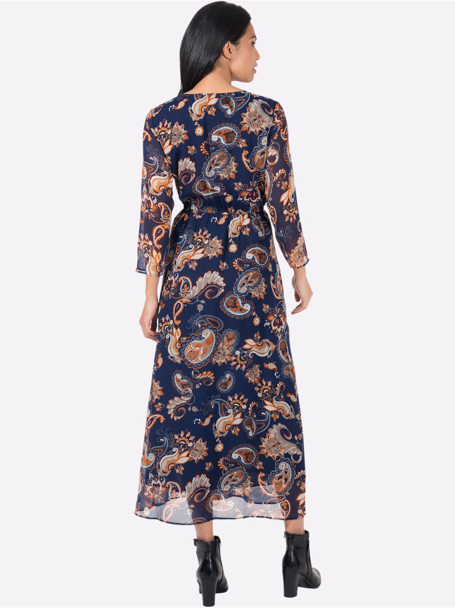 Robe longue qualité tissée - taille standard - witt - Bleu