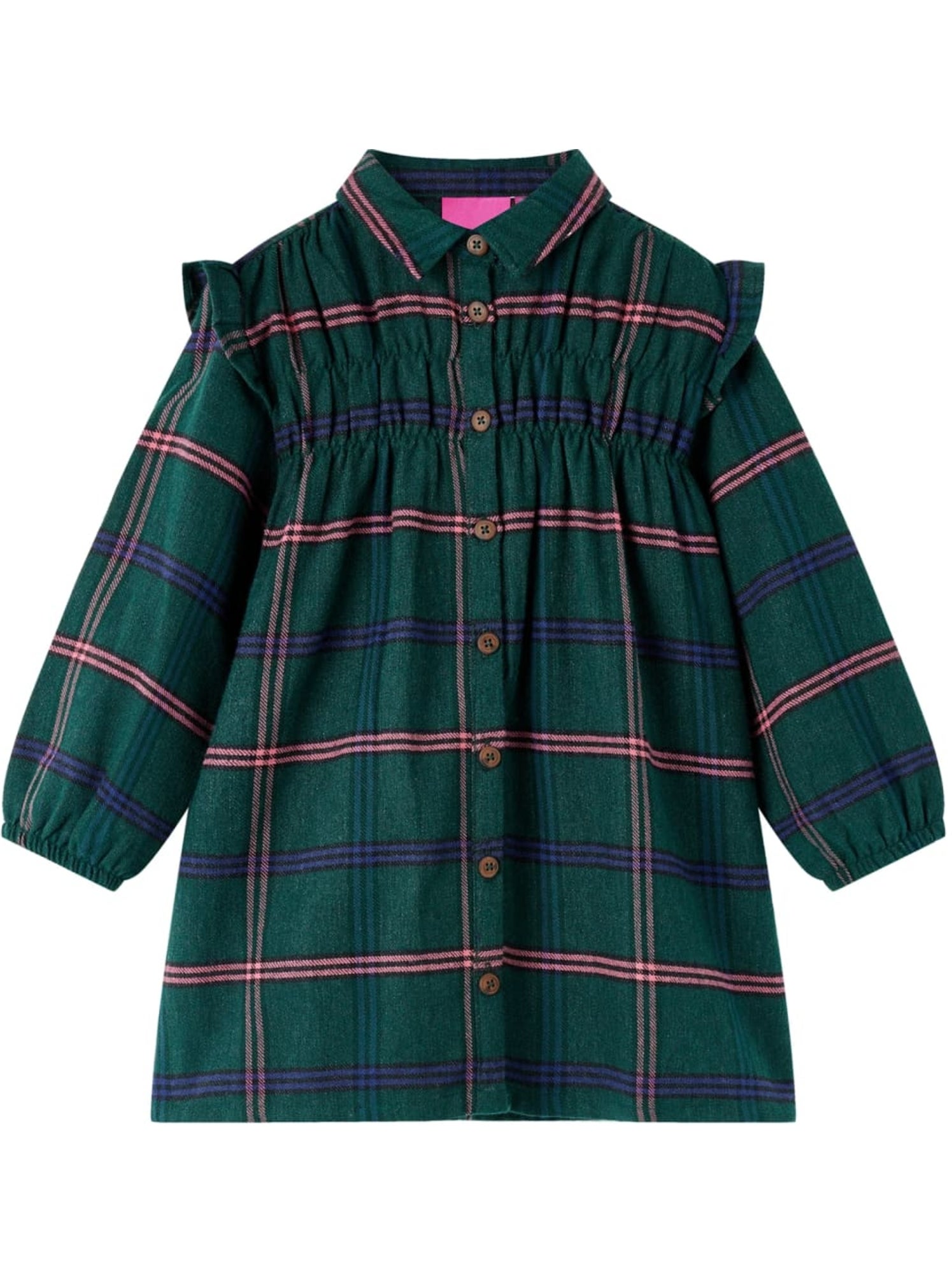 Robe pour enfants coton - vidaxl - Vert