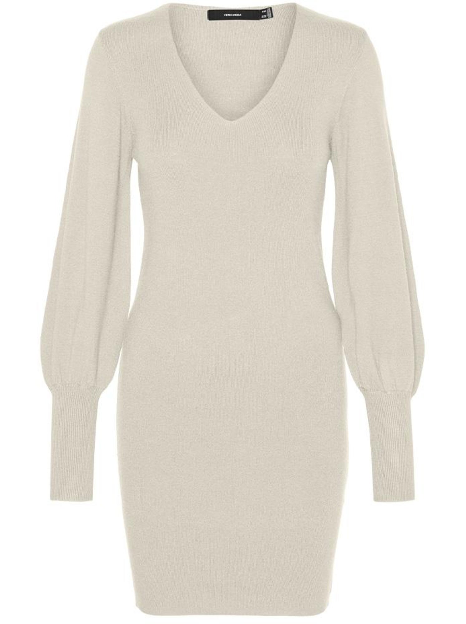 Robe pull femme vero moda - Ecru