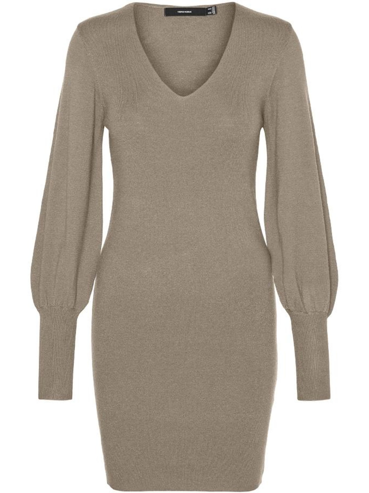 Robe pull femme vero moda - Taupe