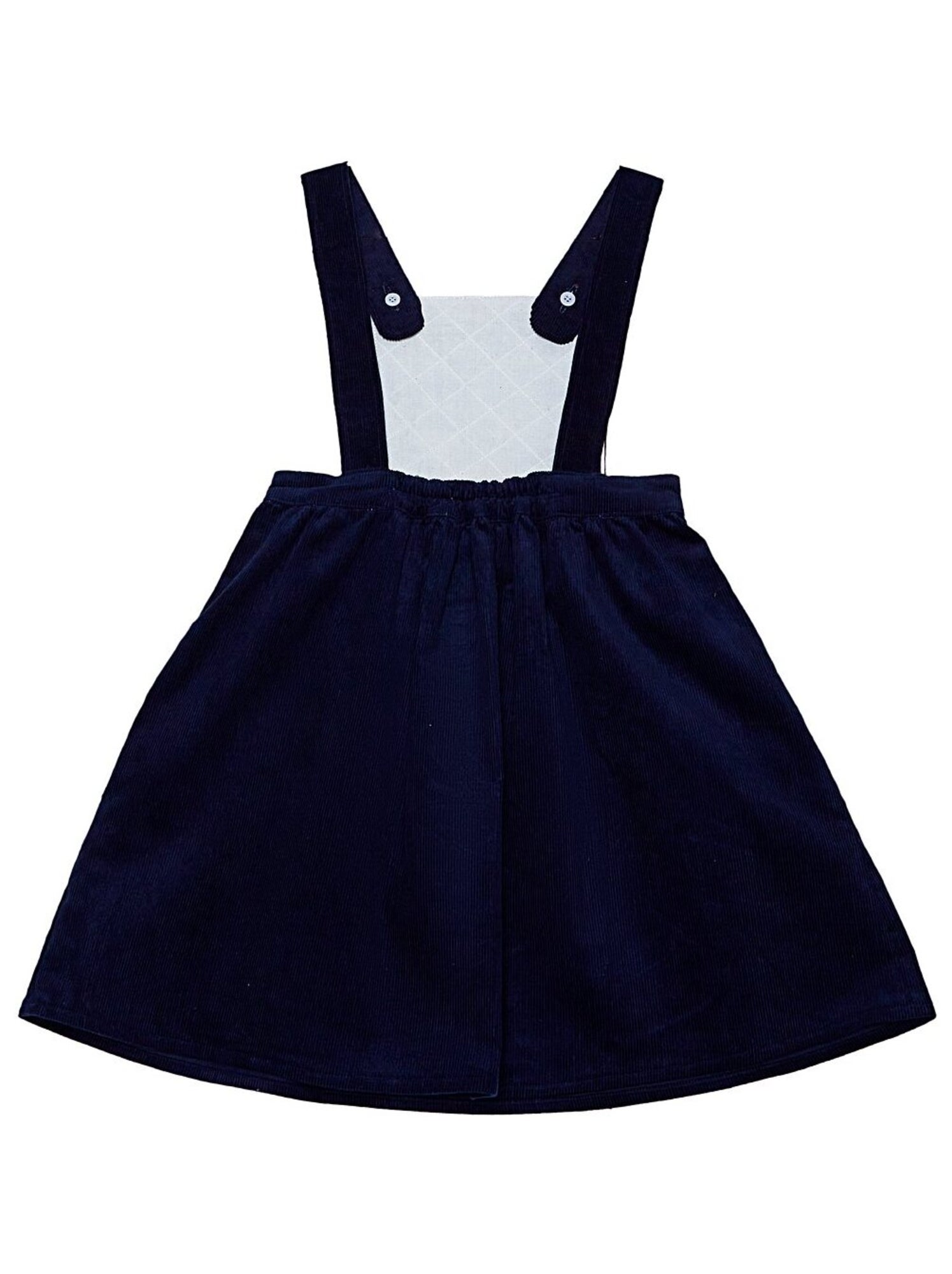 Robe Salopette Hiver   Velours    ECOLIÈRE - La Faute à Voltaire - Bleu marine