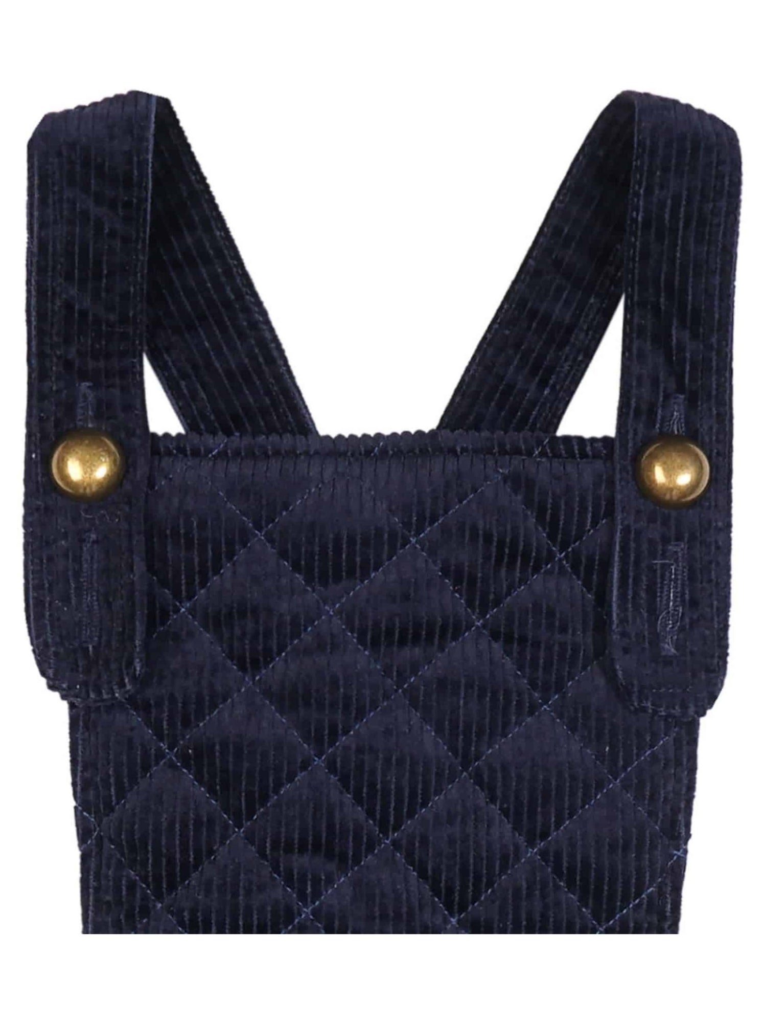 Robe Salopette Hiver   Velours    ECOLIÈRE - La Faute à Voltaire - Bleu marine