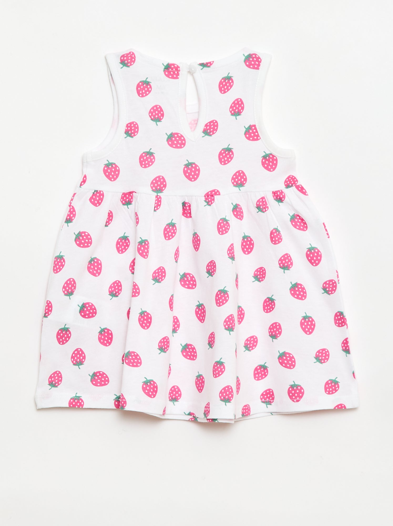 Robe sans manches à message - Blanc (FDJ23_3)