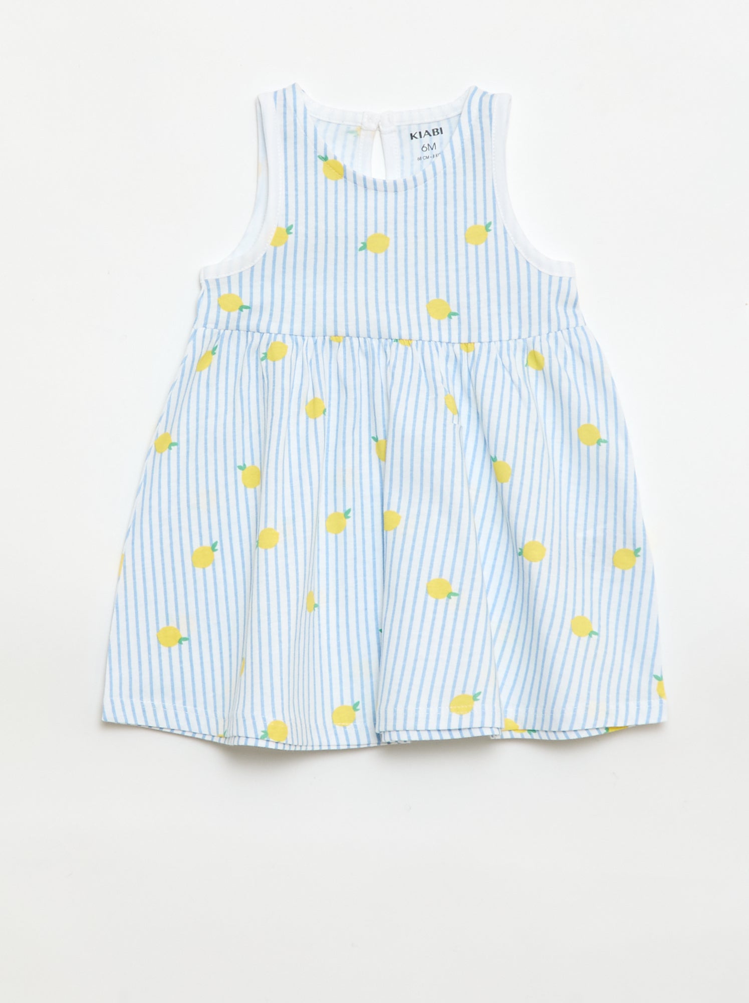 Robe sans manches à message - Bleu (FDJ23_4)