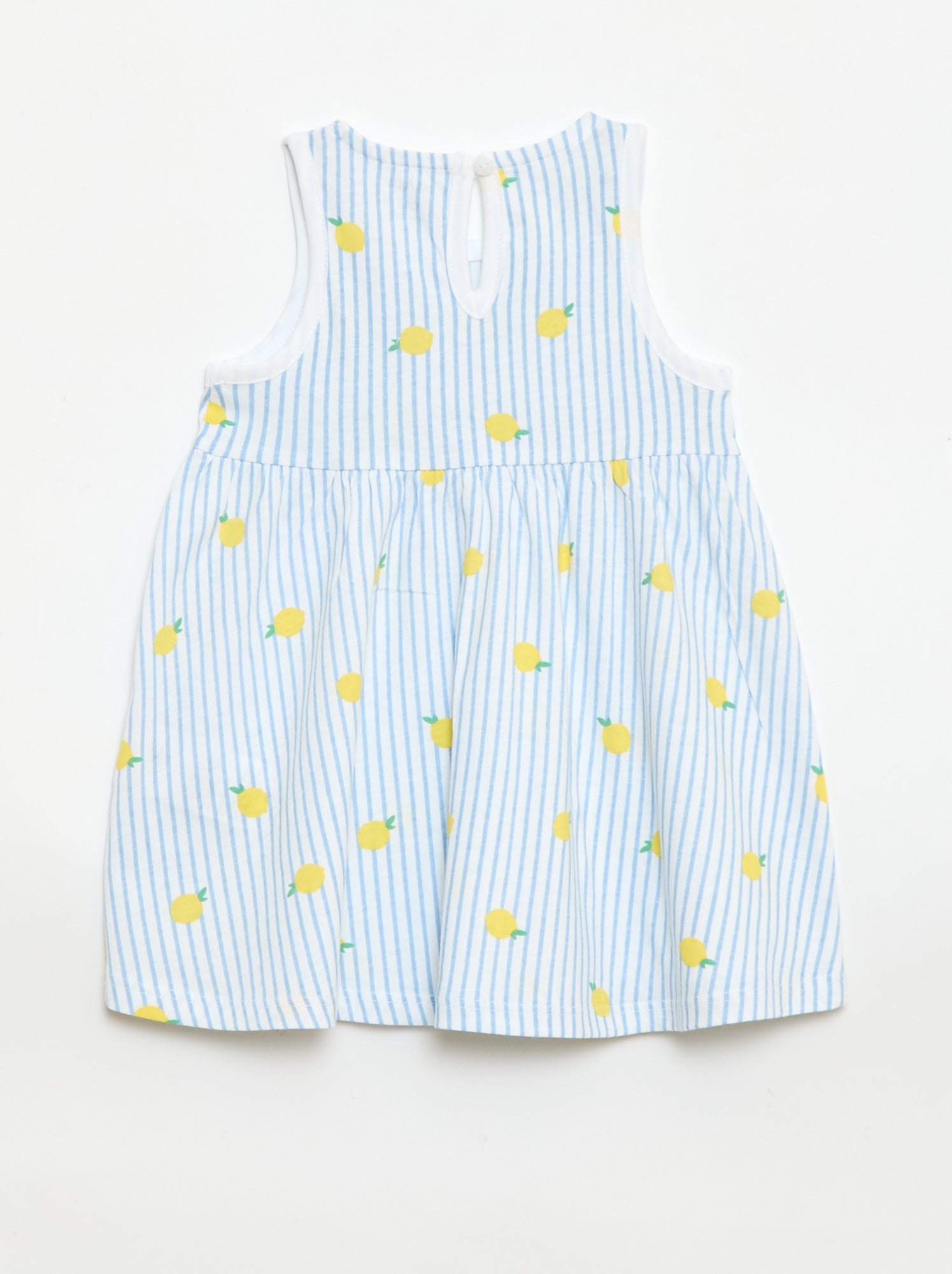 Robe sans manches à message - Bleu (FDJ23_4)