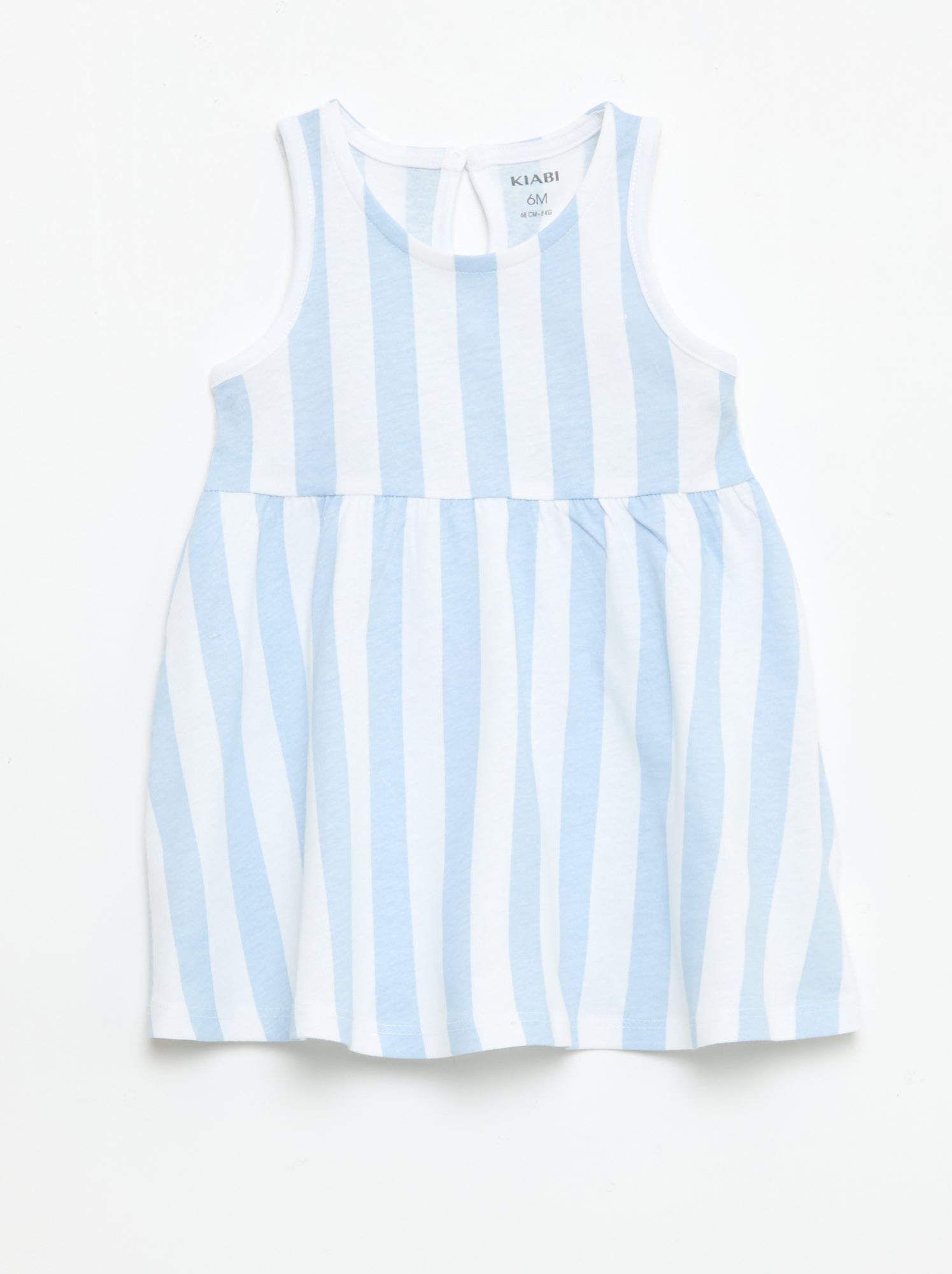 Robe sans manches à message - Bleu (FDJ23_6)