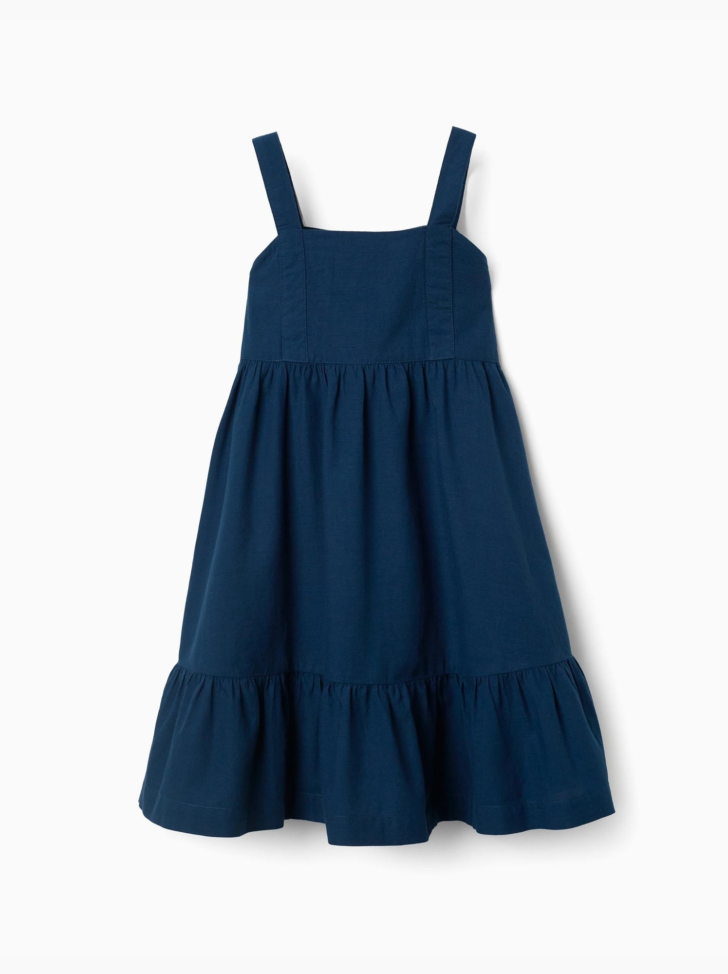 Robe sans manches en coton avec doublure you&me - Bleu Bleu