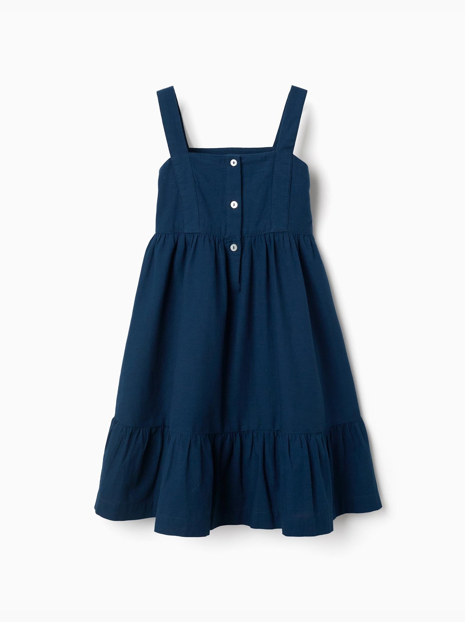 Robe sans manches en coton avec doublure you&me - Bleu Bleu