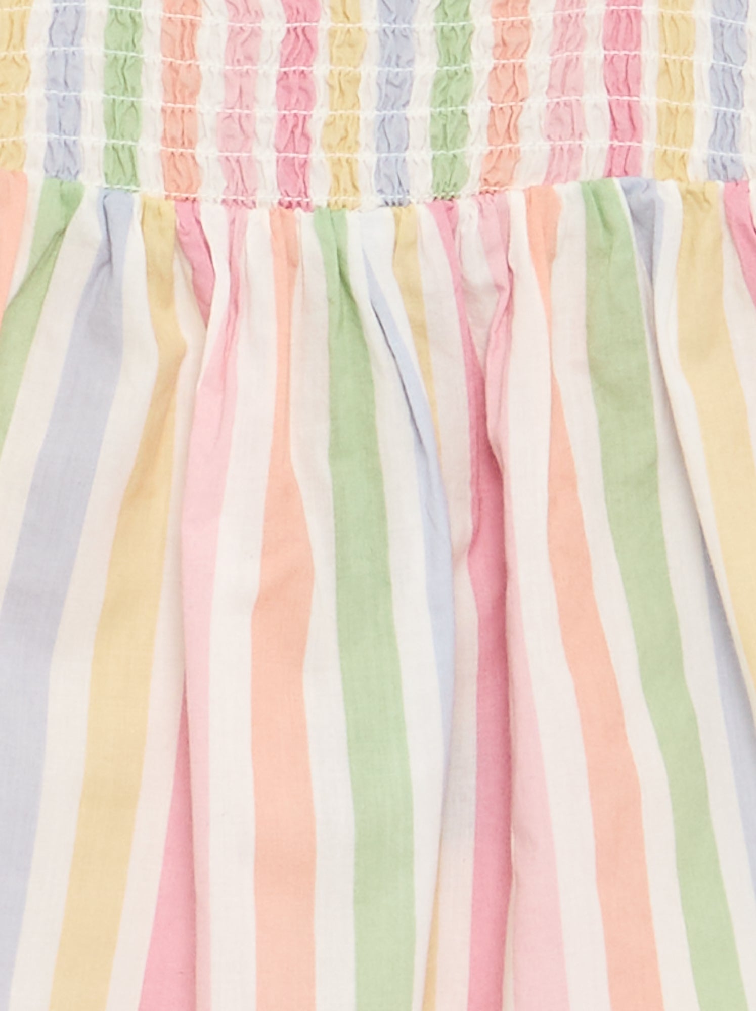 Robe sans manches en voile de coton - Blanc (FWY30_2)