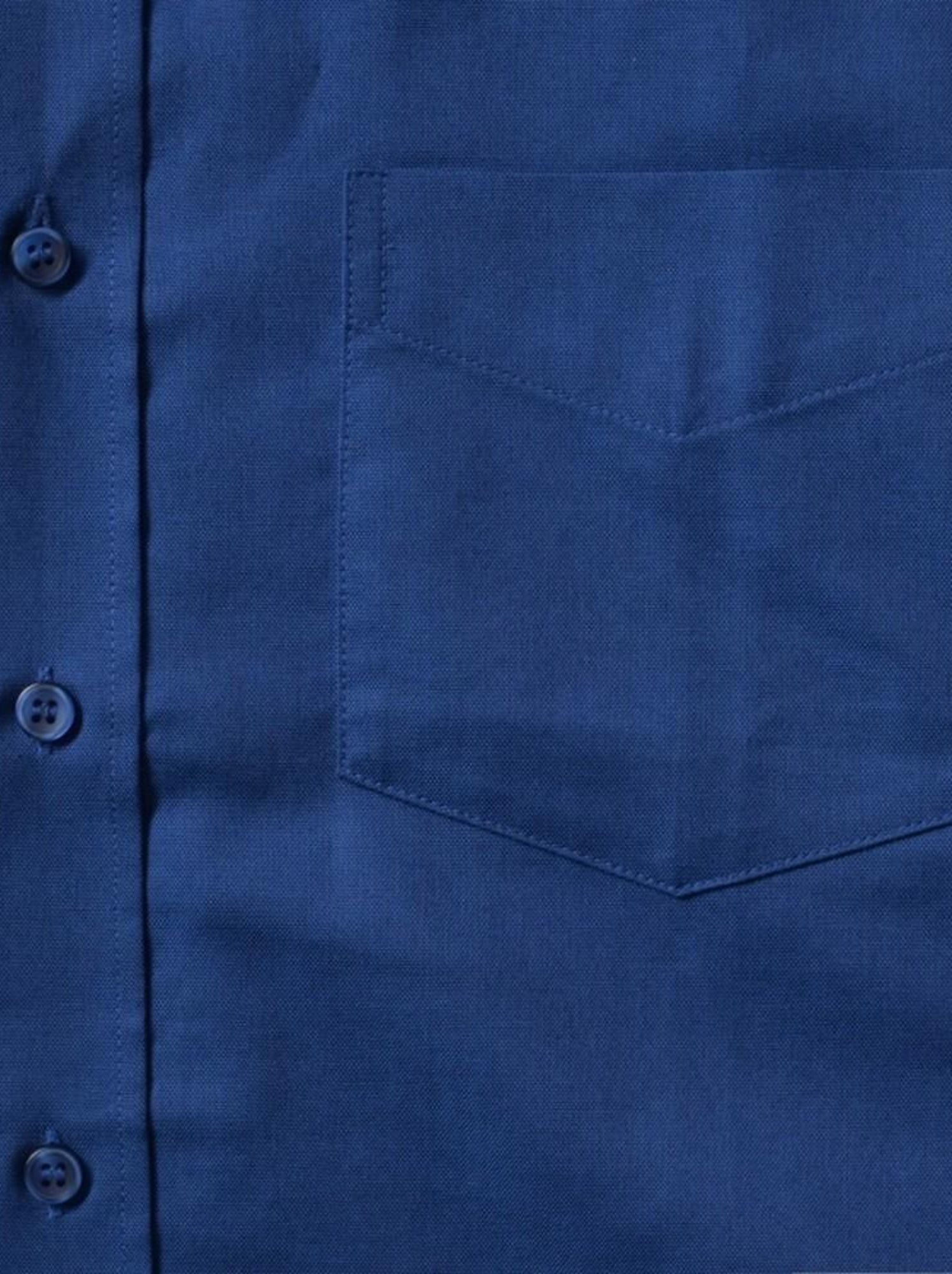 Russell - Chemise manches courtes - Bleu roi
