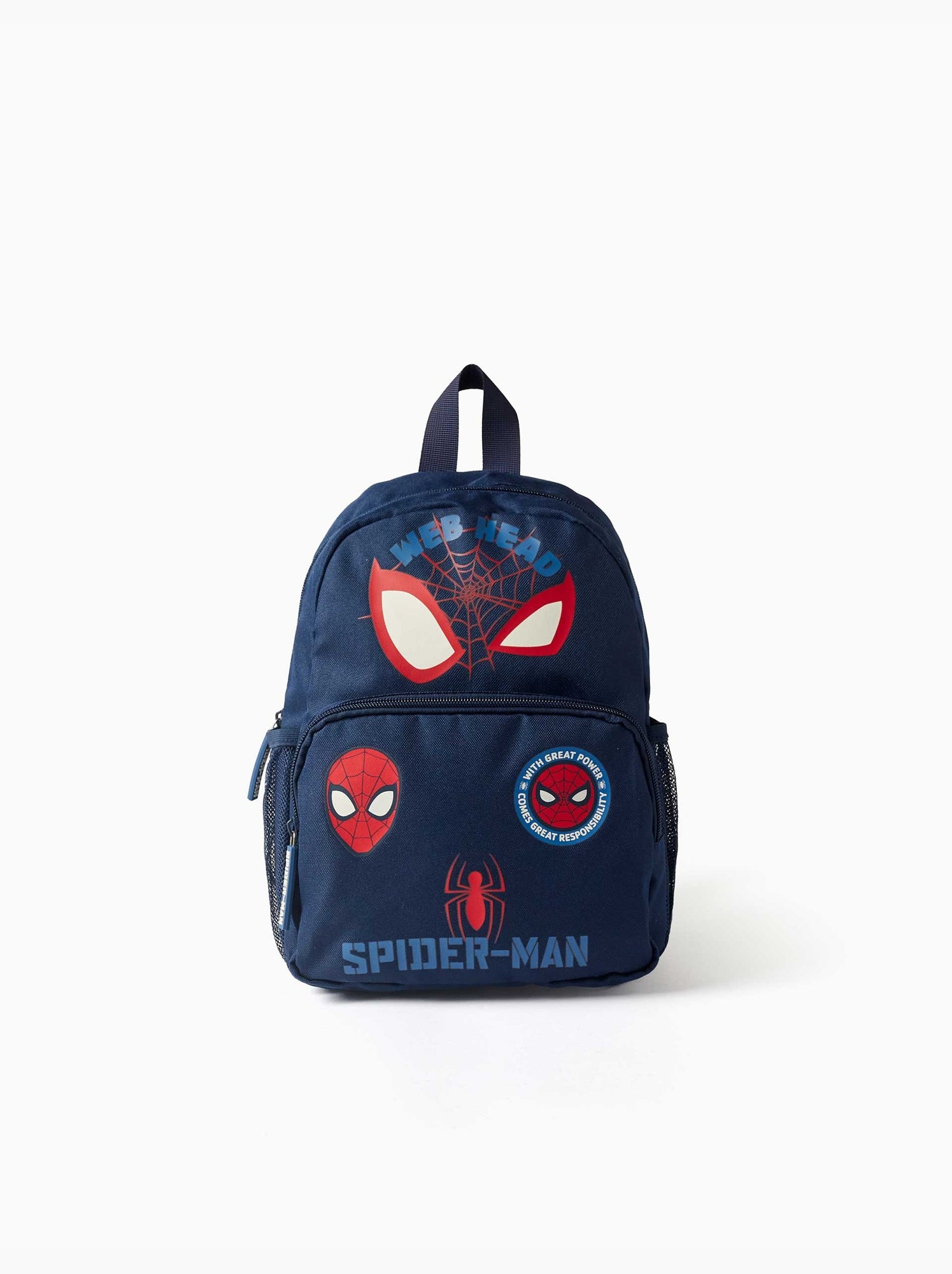 Sac à dos avec imprimés spider-man - Bleu foncé