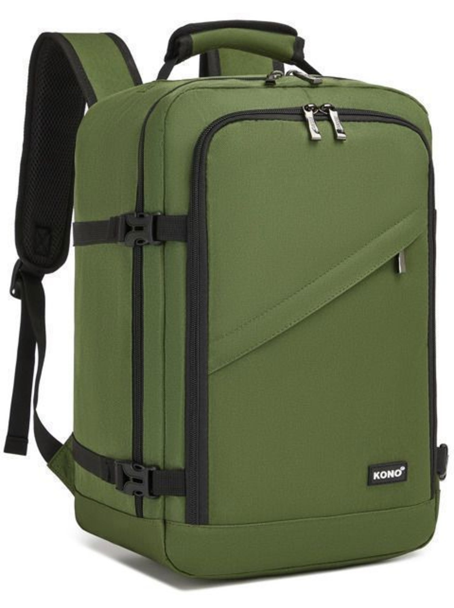 Sac à dos cabine 40x20x25 cm 20 l sous-siège ryanair - kono - Vert