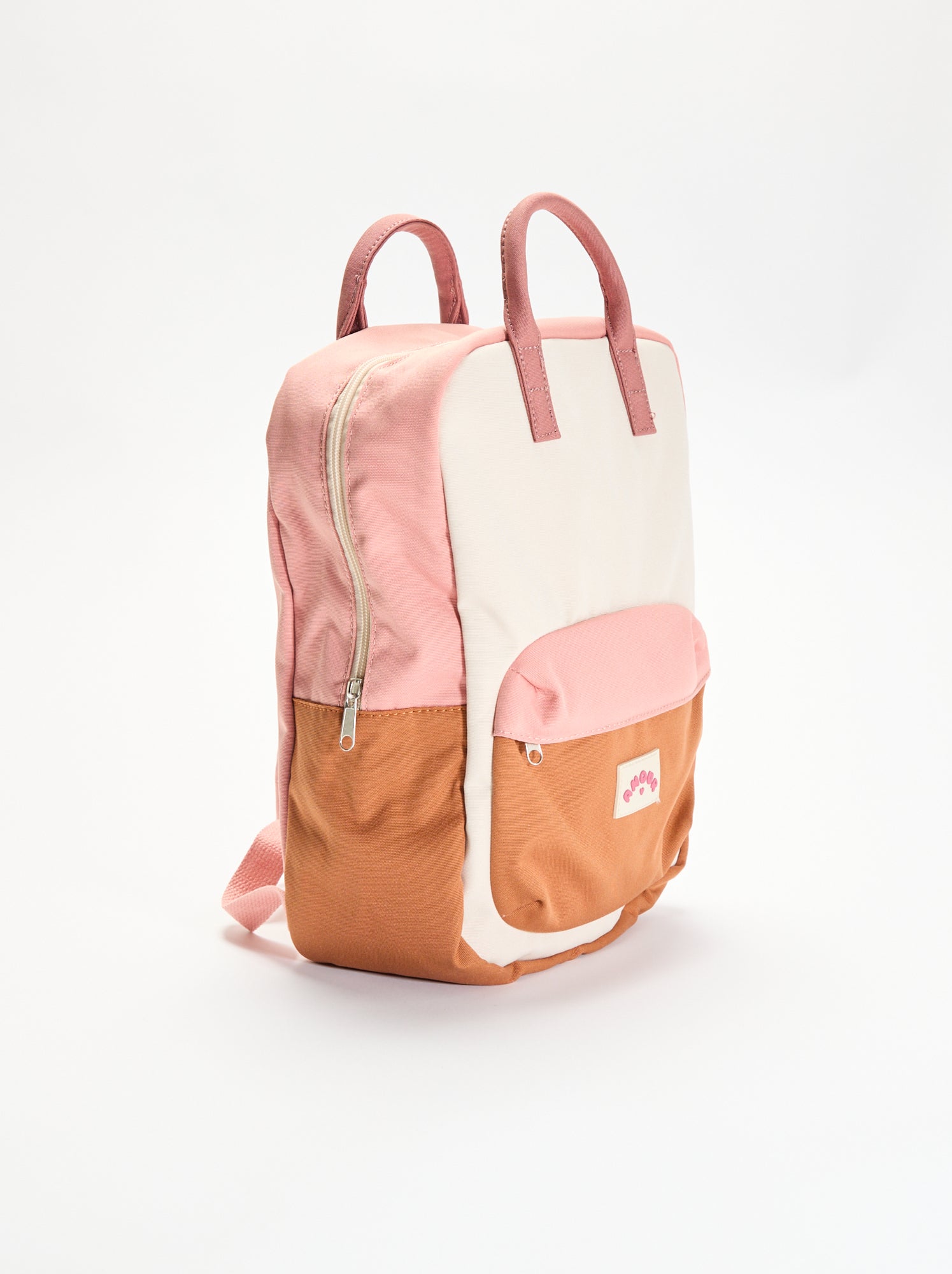 Sac à dos color block - Beige
