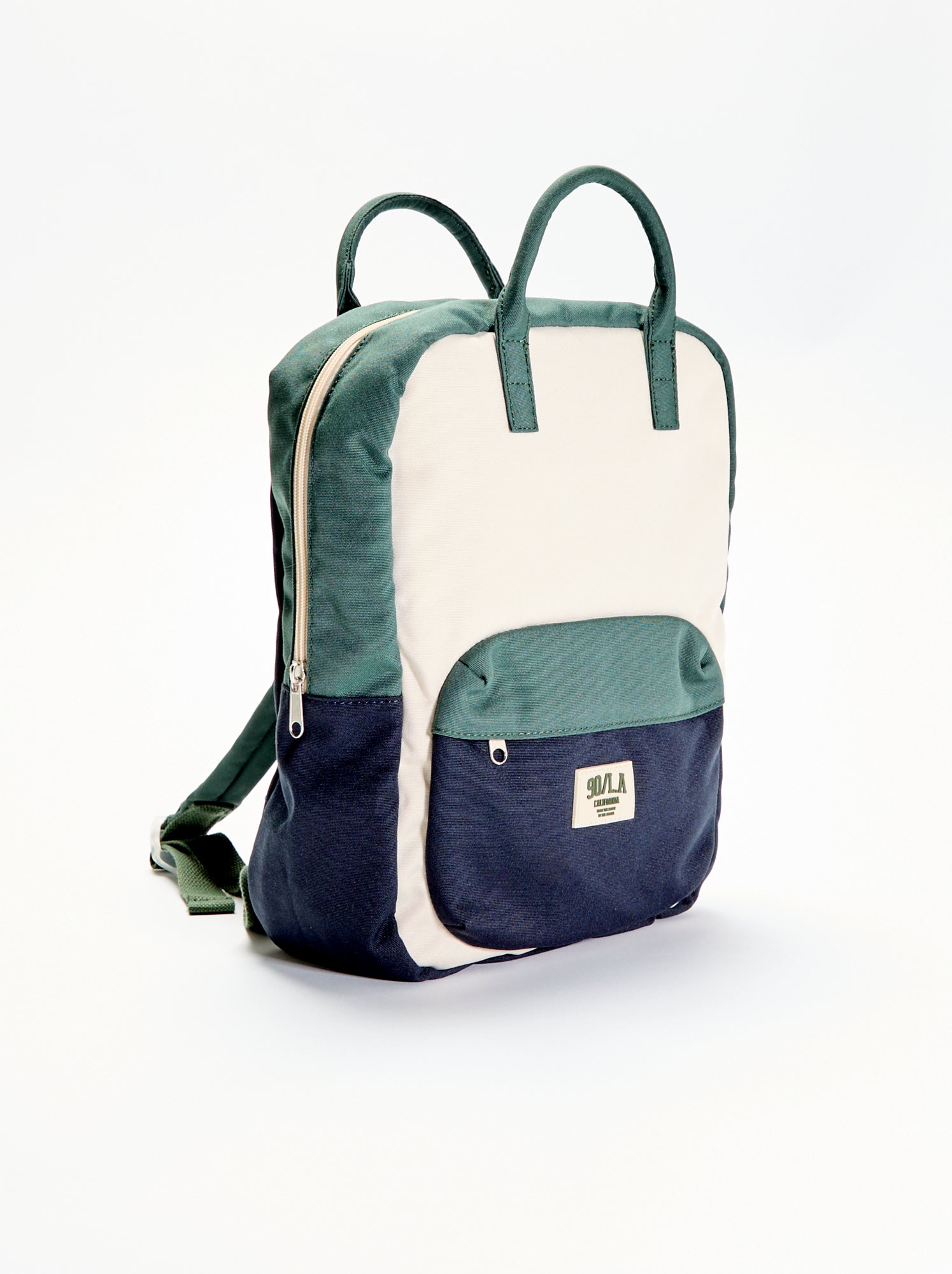 Sac à dos color block - Bleu