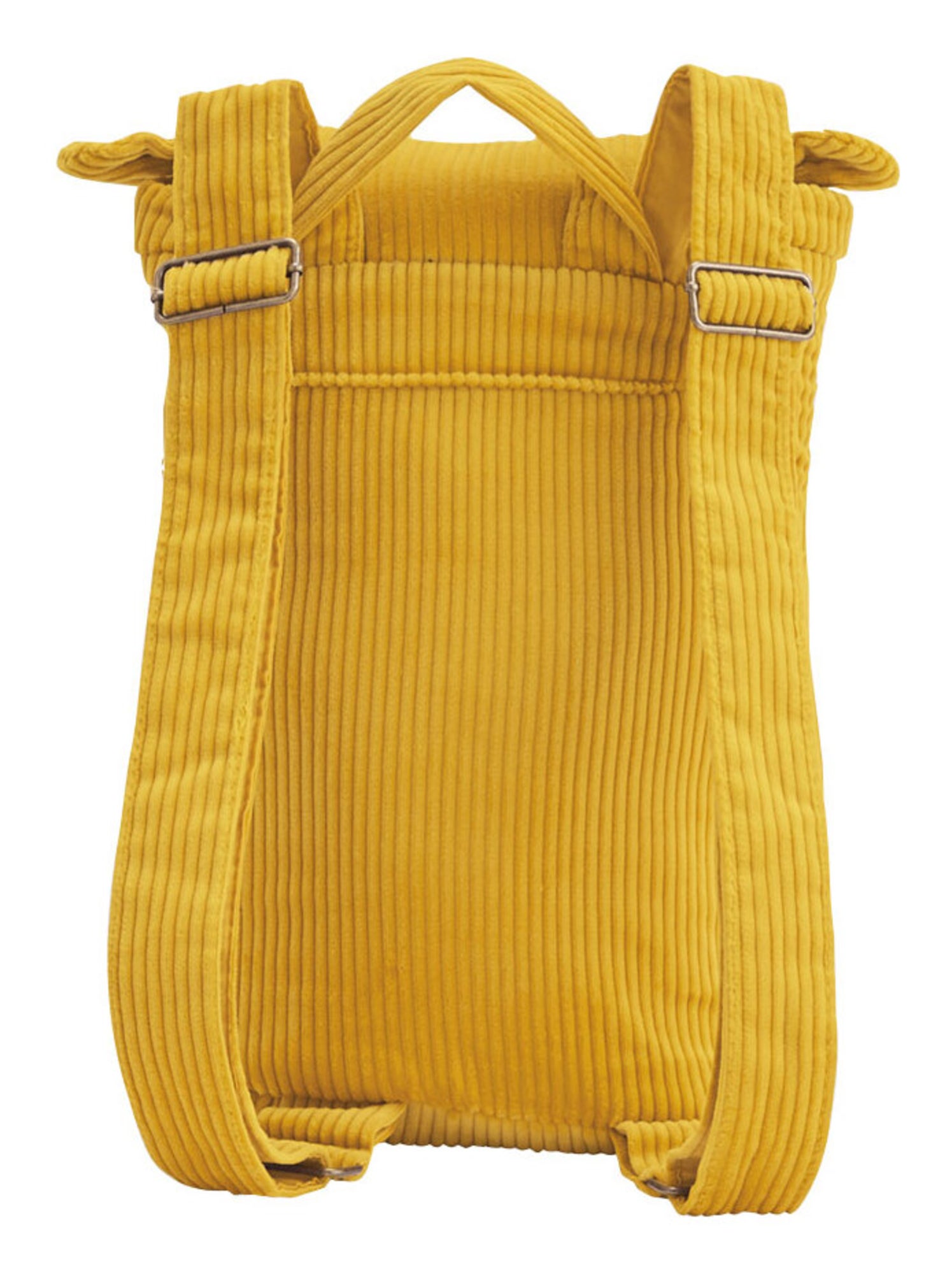Sac à dos enfant en velours côtelé adele - Jaune