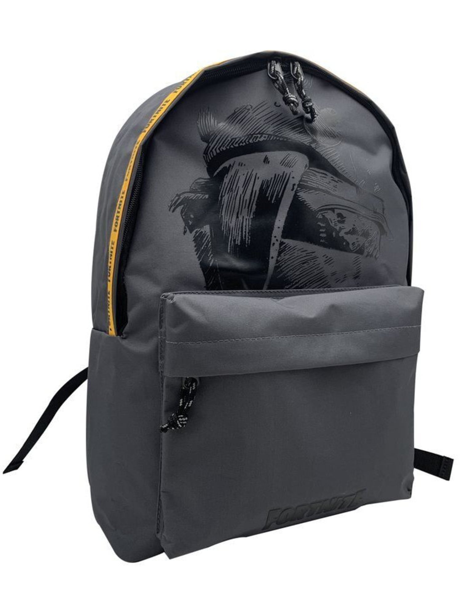 Sac à dos enfant polyester avec logo fortnite - Gris foncé