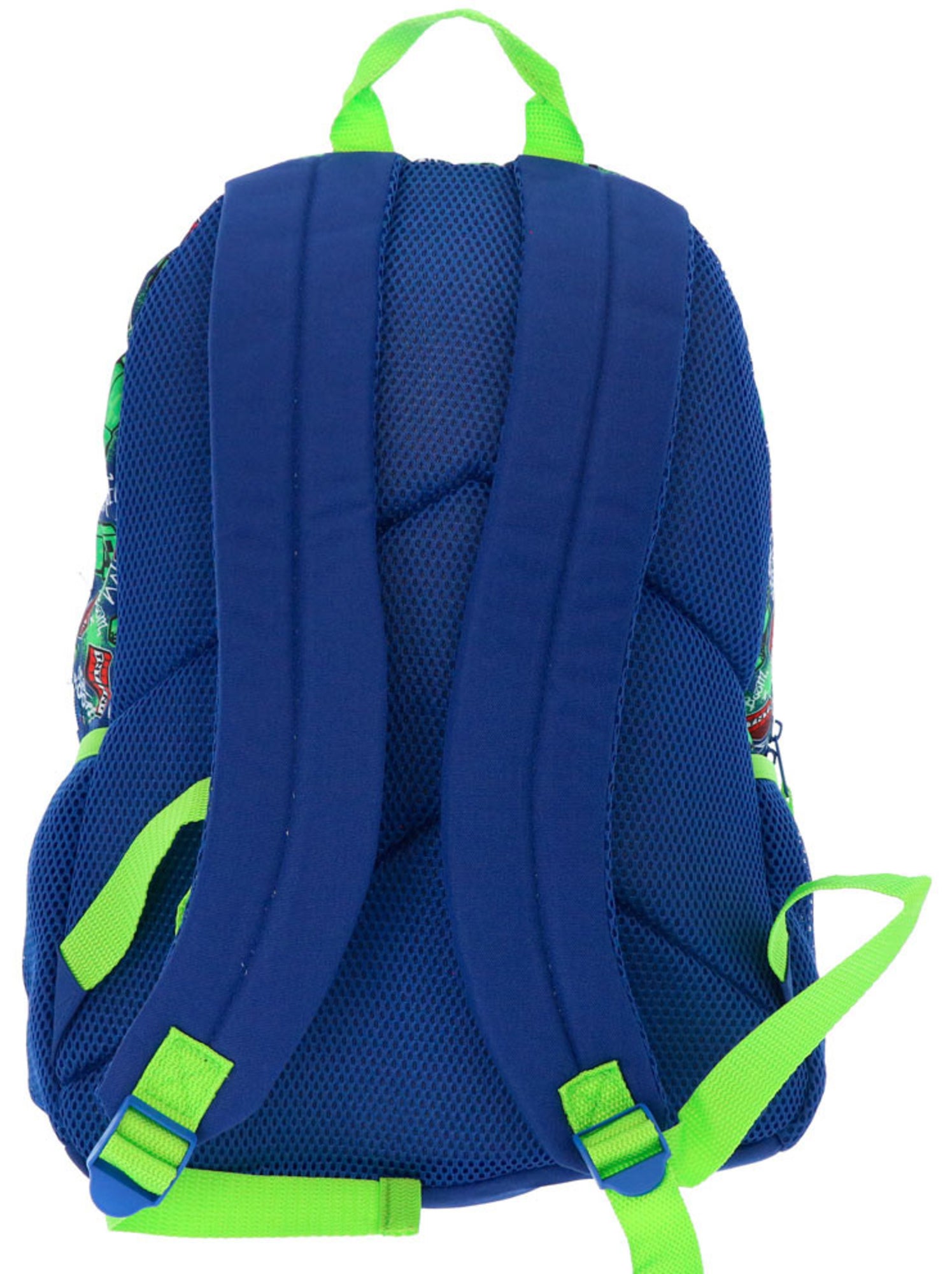 Sac à dos minecraft creeper boom 42 x 31 x 20 cm à 2 compartiments zippés - Bleu Vert clair Noir