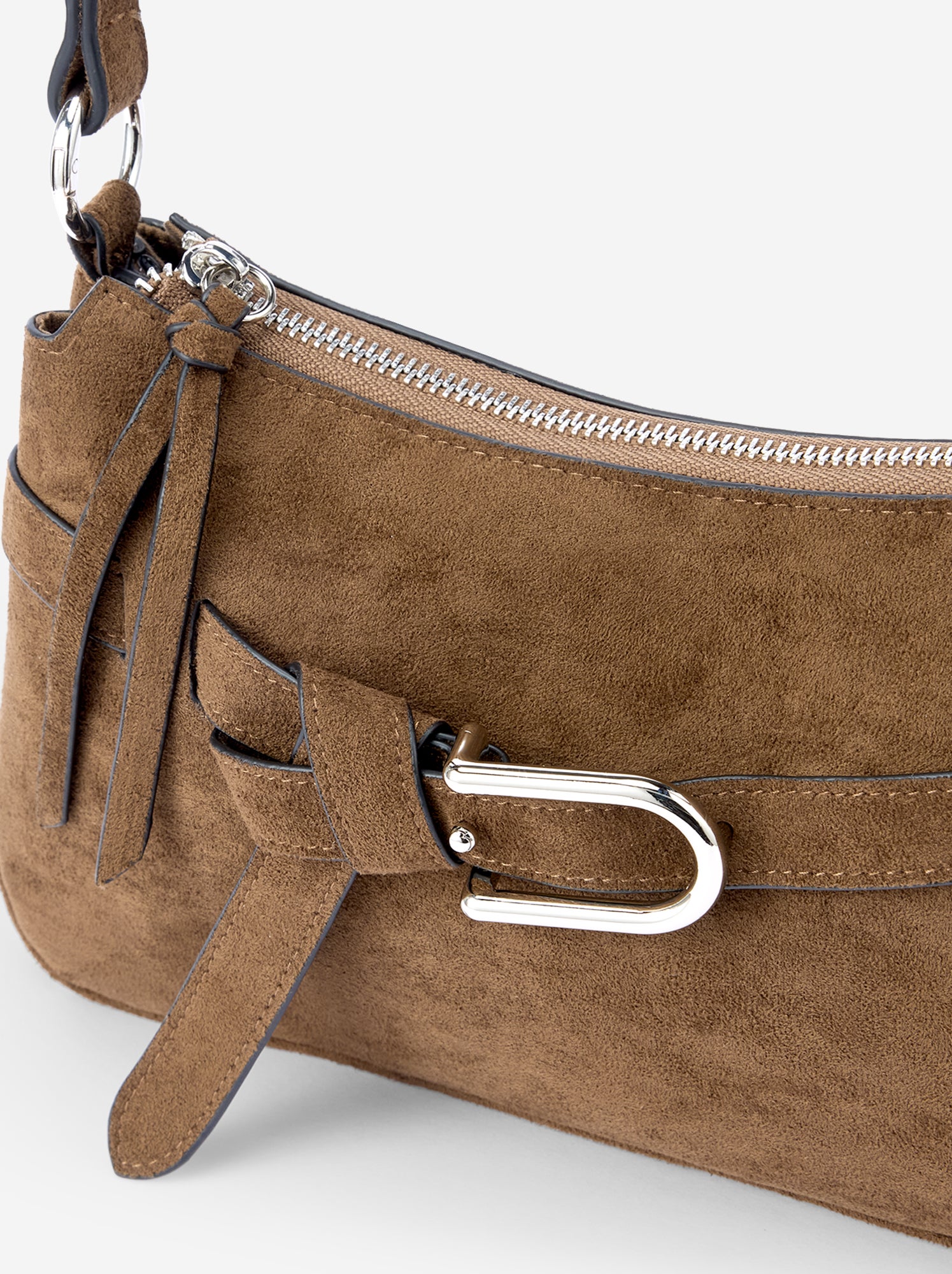Sac à main avec bandoulière réglable - Kaki