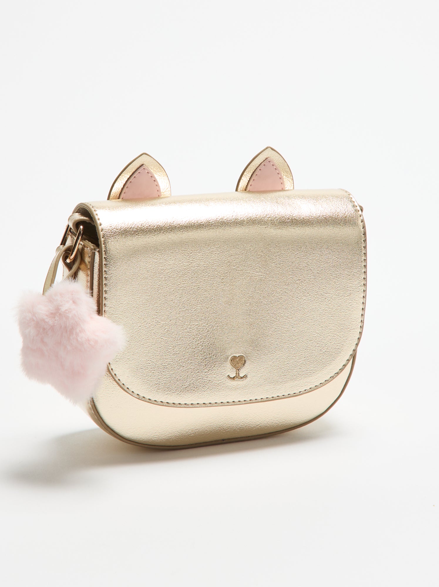 Sac à main design 'chat' - Jaune