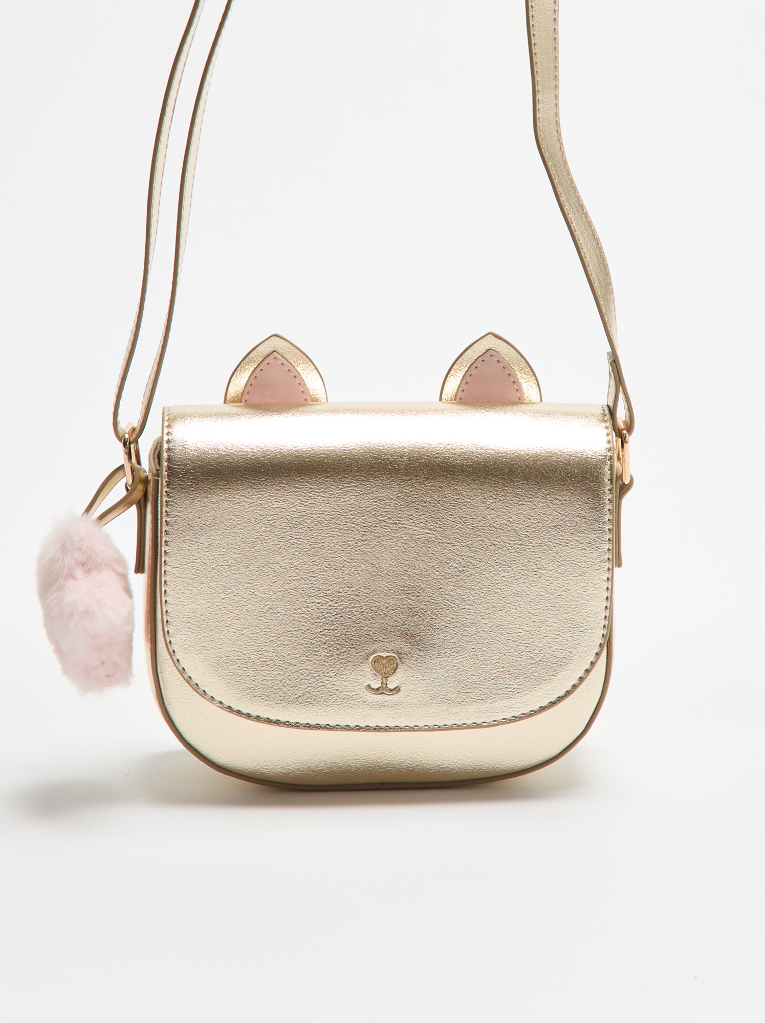 Sac à main design 'chat' - Jaune