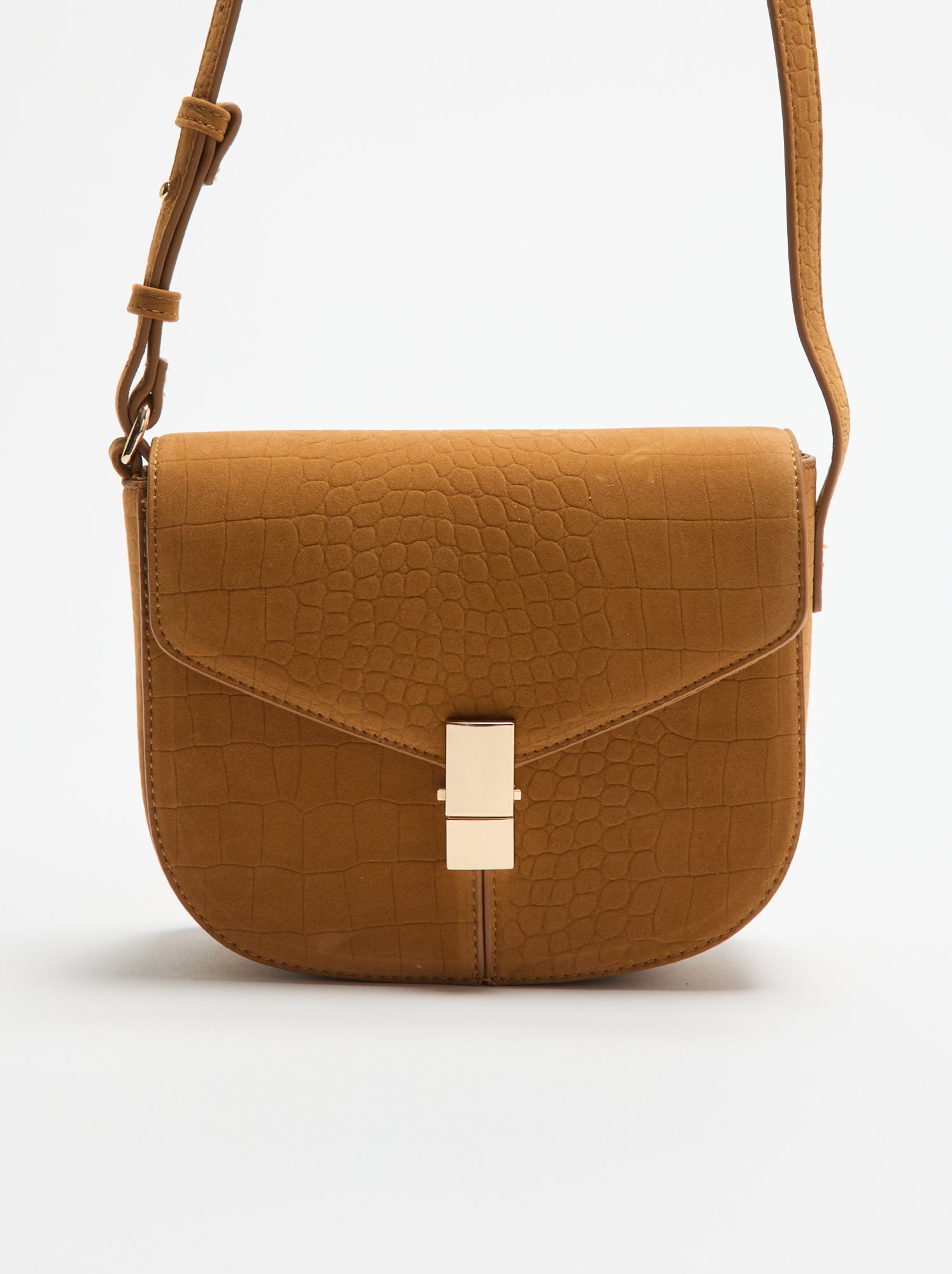 Sac à main en suédine - Beige
