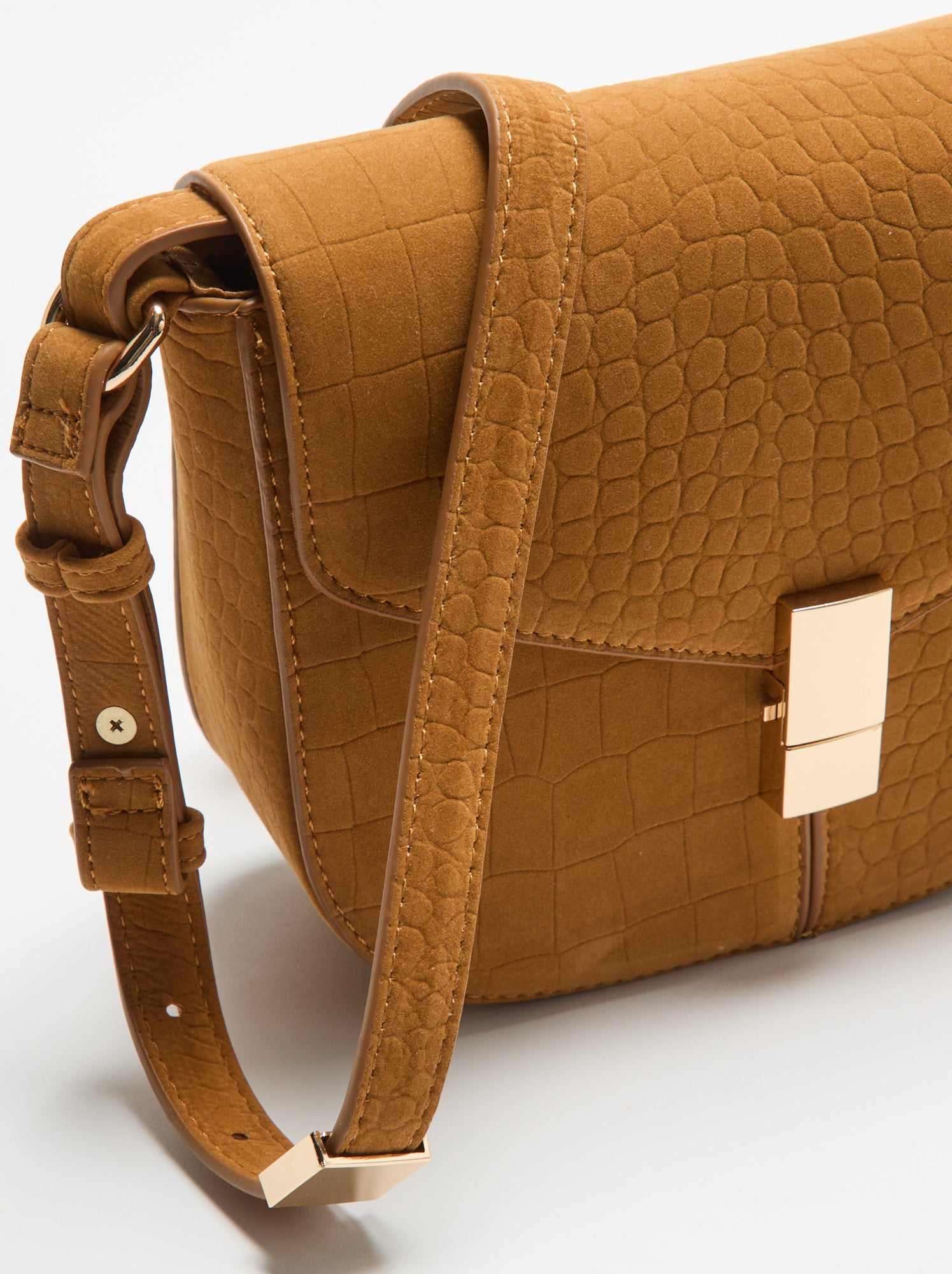 Sac à main en suédine - Beige