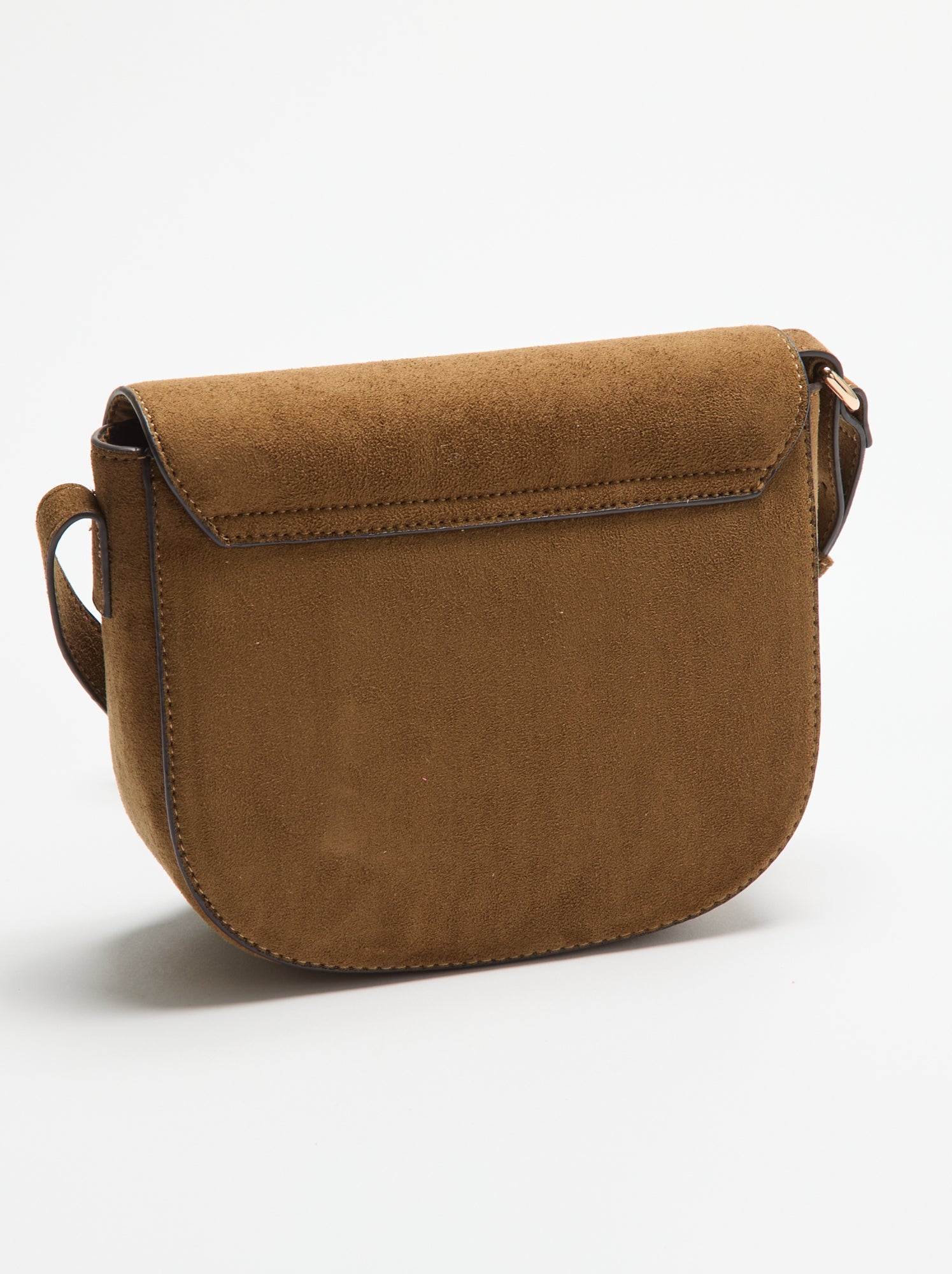 Sac à main en suédine - Kaki