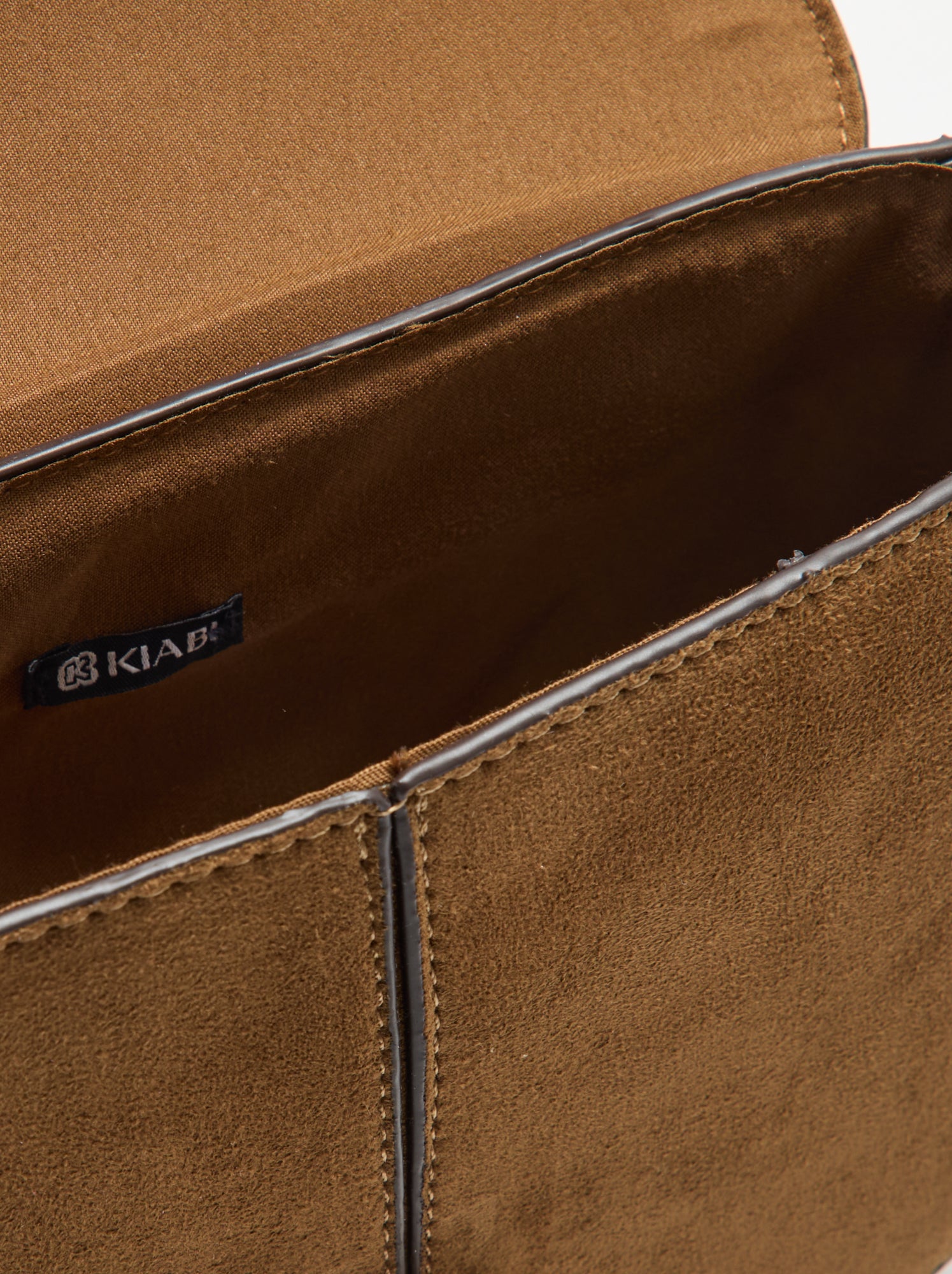 Sac à main en suédine - Kaki